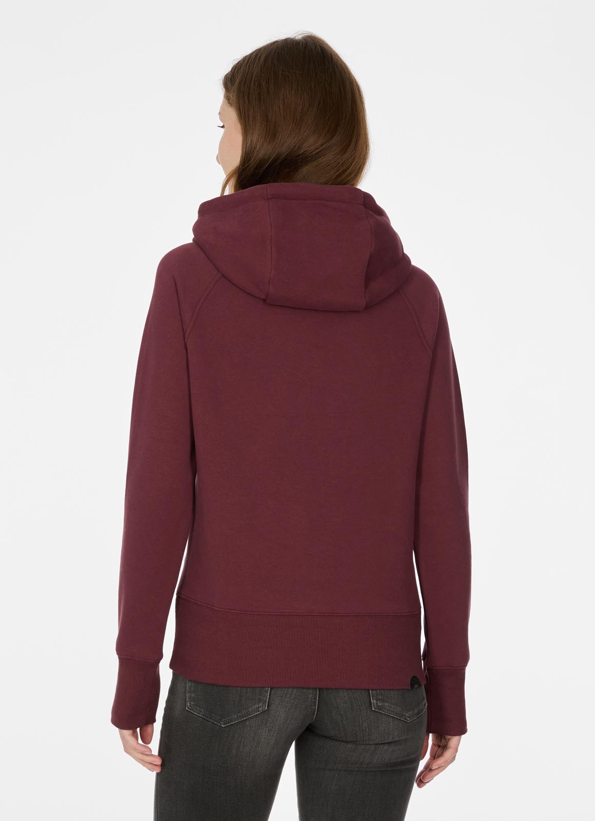 Ragwear Kapuzensweatshirt »ELNOA«, brushed, stretchy, super softe Qualität, mit breitem Saum und Kapuze
