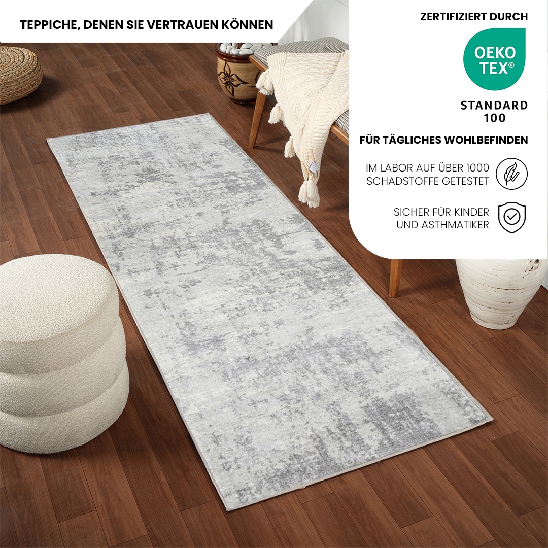 Livabliss Teppich »DALI«, rechteckig, 11 mm Höhe, Moderner Designerteppich in Marmor Optik, Kurzflor Wohnzimmerteppich