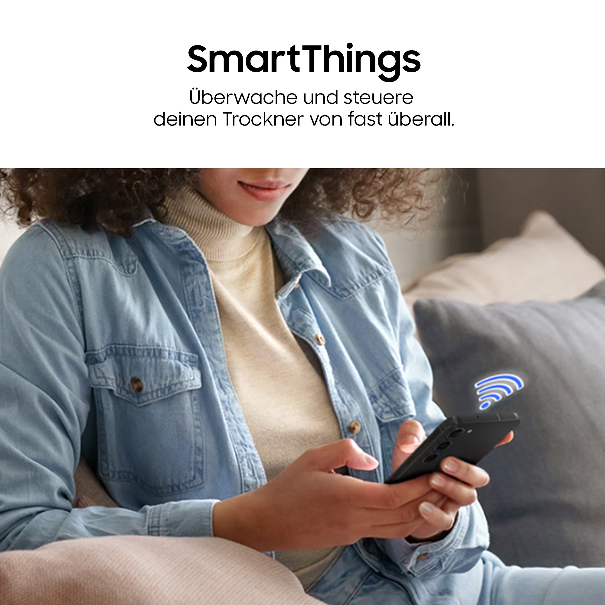 Samsung Wärmepumpentrockner »DV90DG6845(LKU2/LBU2)« DV6400D Klartext-Display - Einfache und komfortable Bedienung