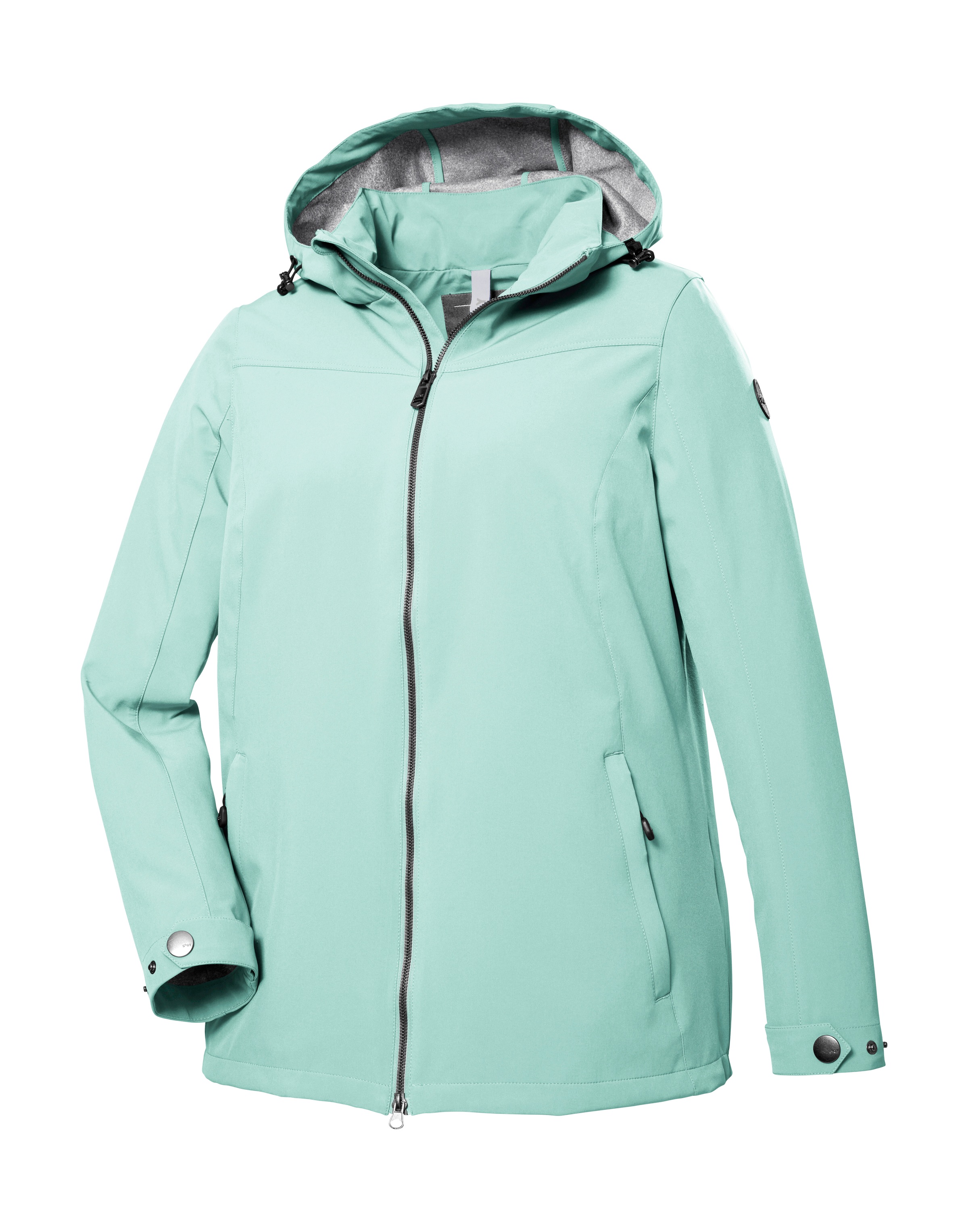 STOY Softshelljacke »STS 1 WMN SFTSHLL JCKT«, Damen Softshelljacke: wasserabweisend, atmungsaktiv, umweltfreundlich