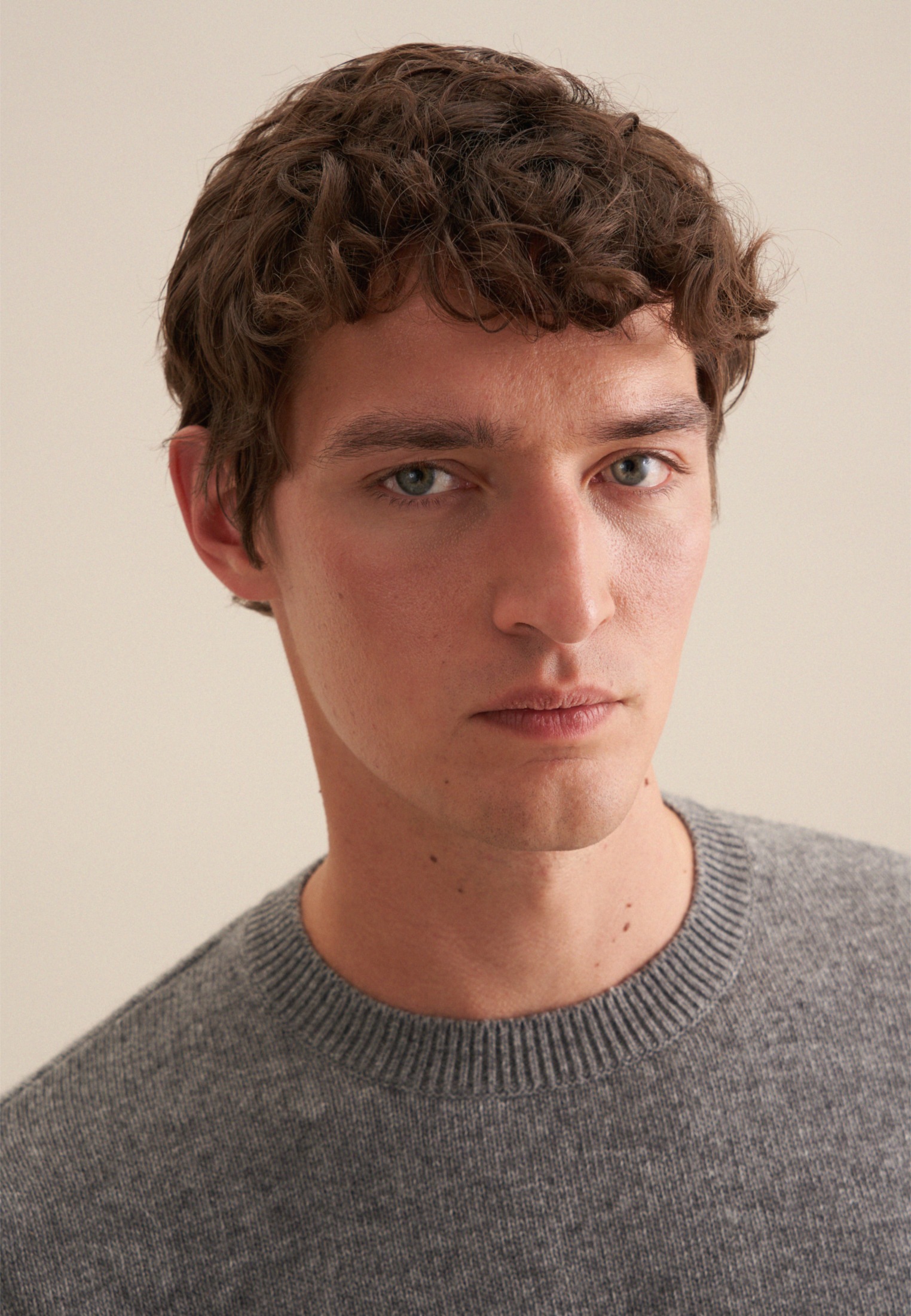 seidensticker Strickpullover »Regular«, Langarm Rundhals Uni