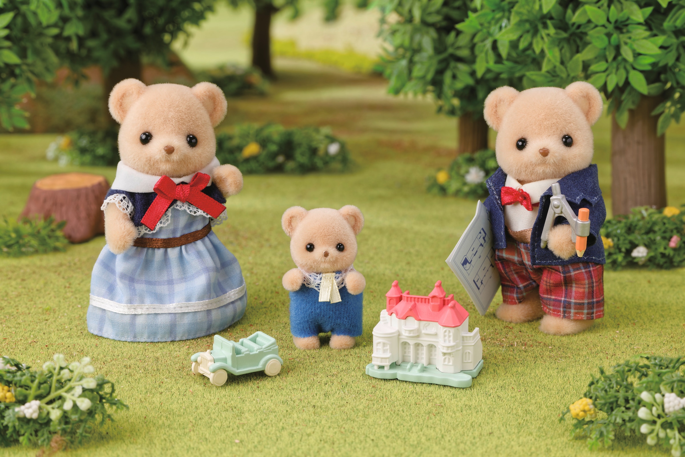 Sylvanian Families Spielfigur »Biscuit Bären Familie (5851)«