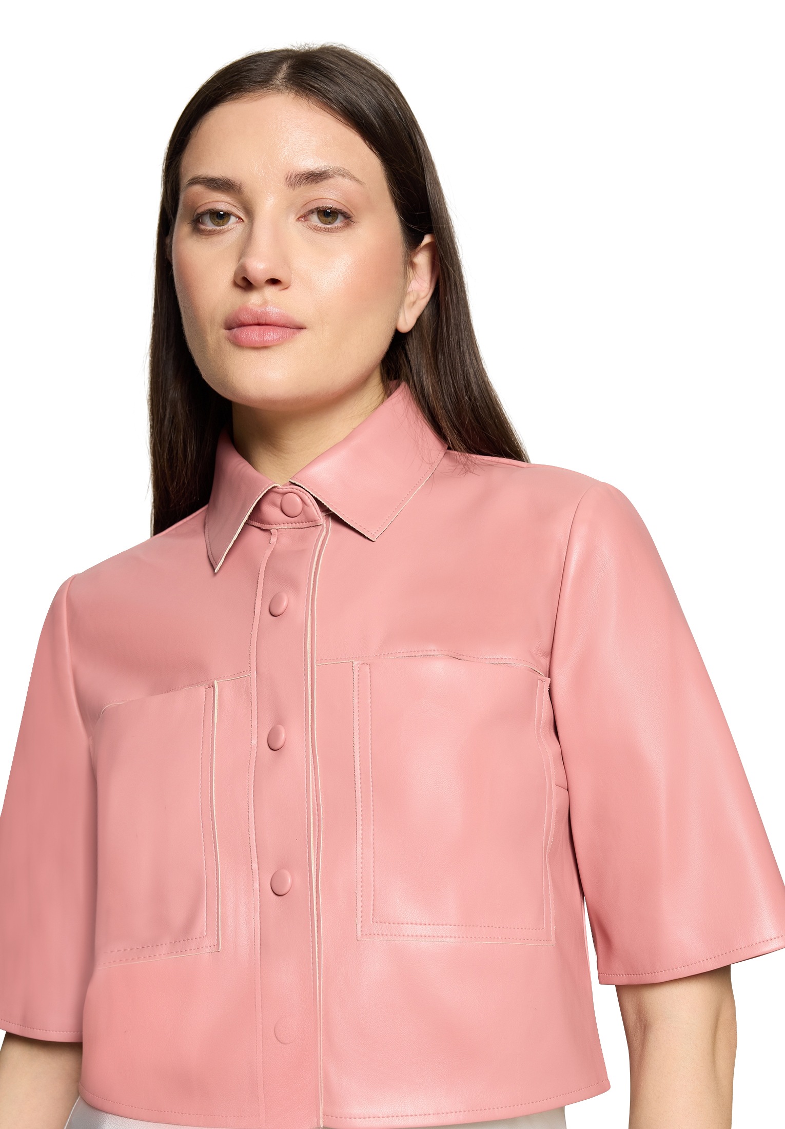 Vera Mont Lederimitatjacke »Kunstleder-Jacke kurzarm«
