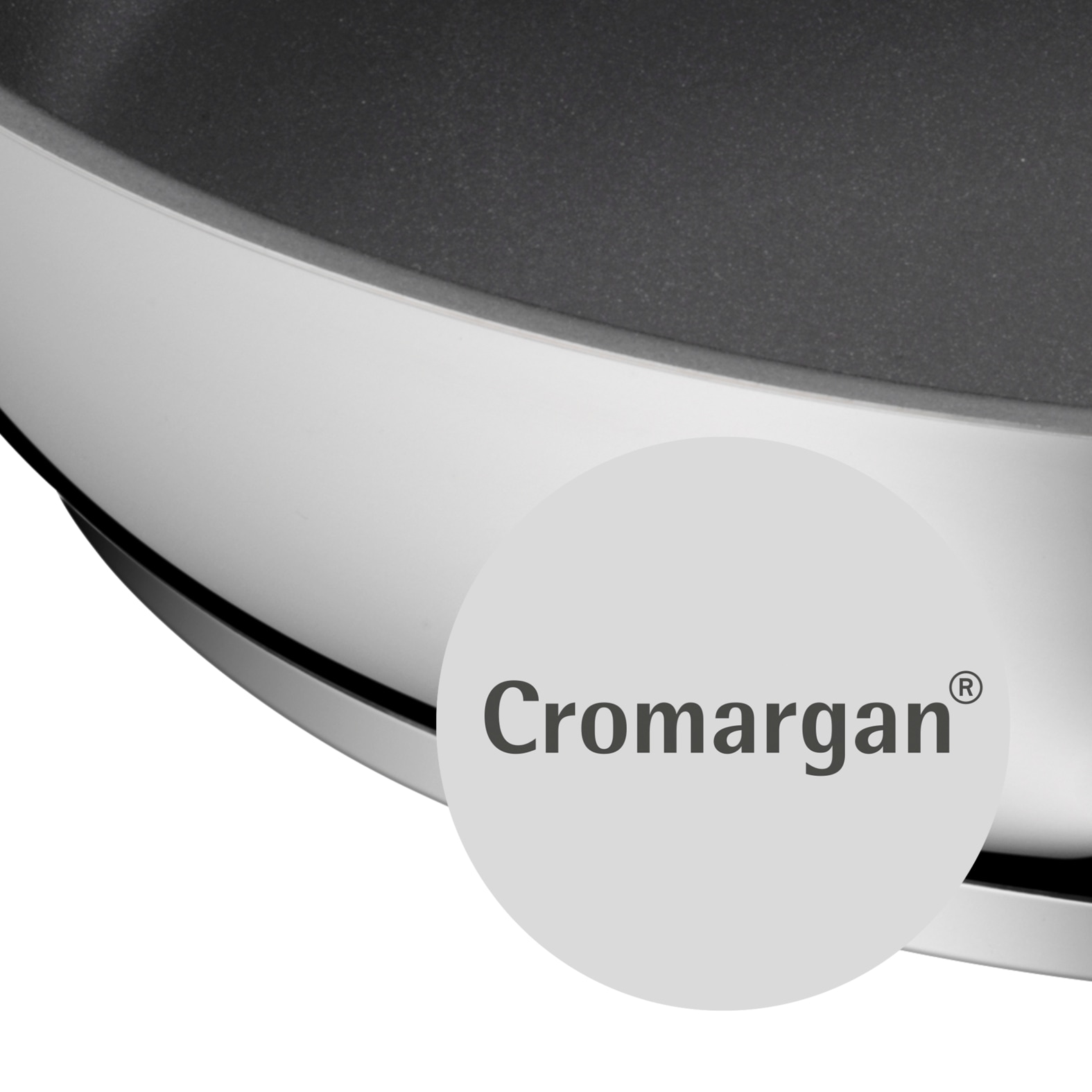 WMF Pfannen-Set »Nordic Profi, Pfannenset Induktion, herausragende Antihaftversiegelung« Cromargan® Edelstahl Rostfrei 18/10 Set, 3x Bratpfannen Ø 20/24/28 cm, 3 Stk. tlg. TransTherm-Allherdboden spart Energie, geeignet für alle Herdarten