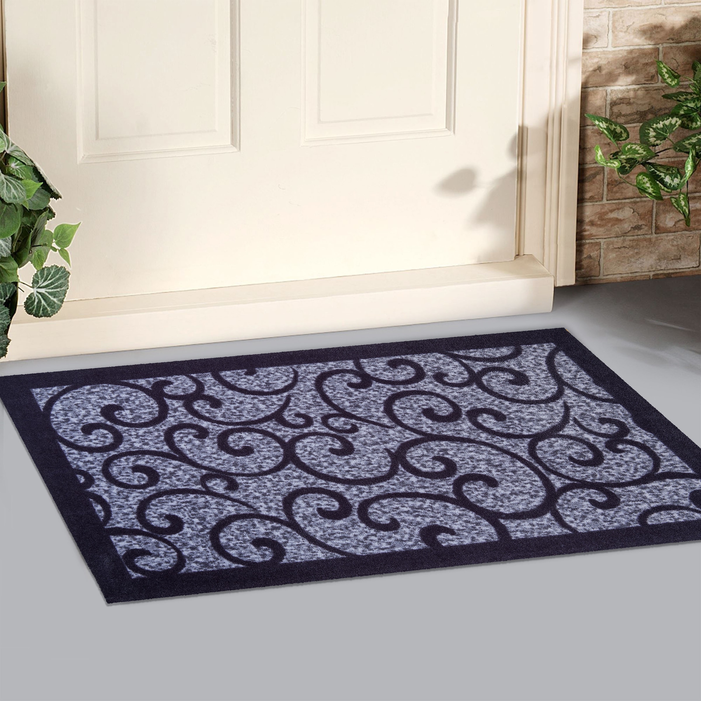 OTTO bestellen Teppich rechteckig, Grund verspieltes bei mit In- und online »Grillo«, geeignet, Bordüre Teppich Design, Outdoor