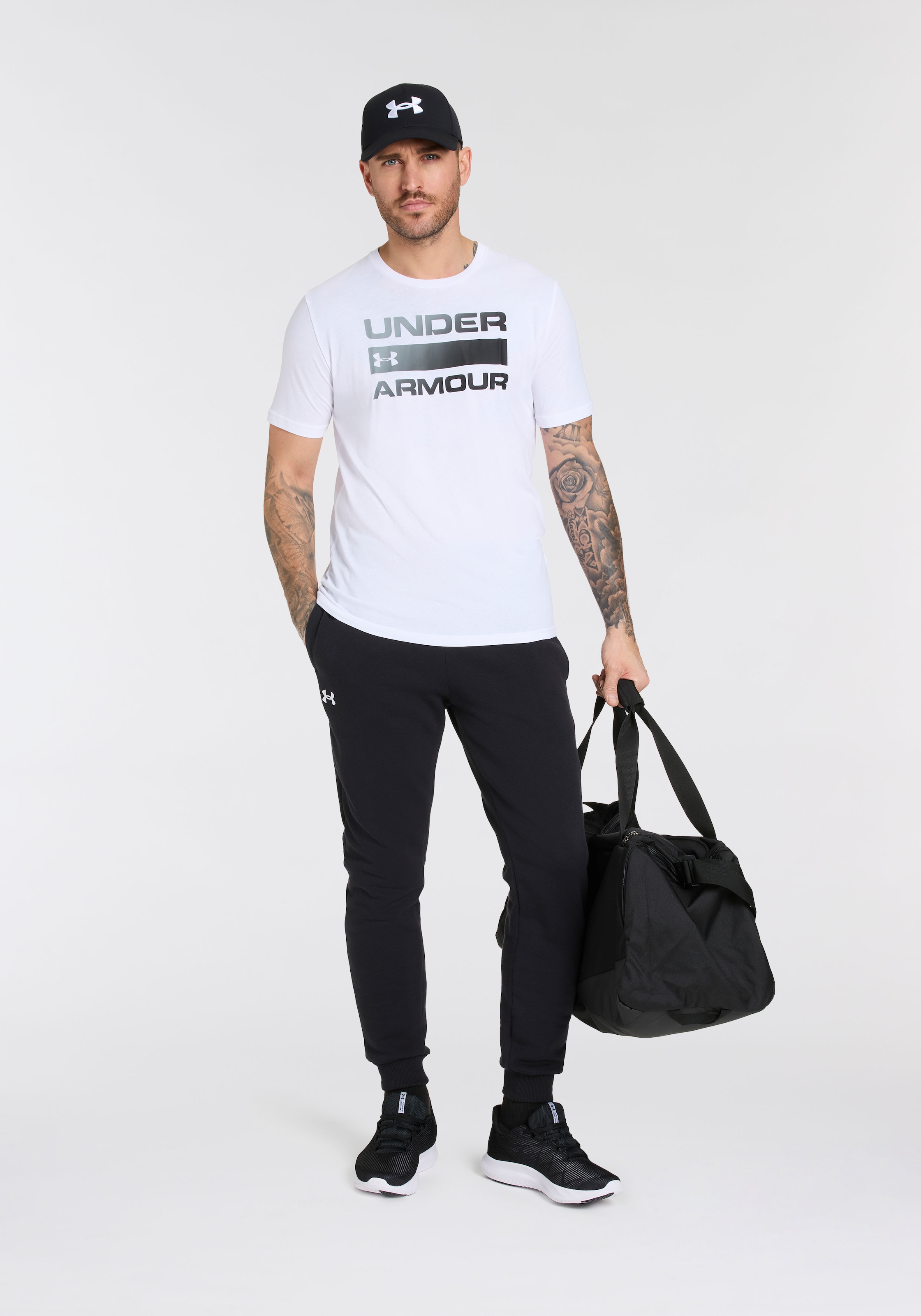 Under Armour® T-Shirt »UA TEAM ISSUE WORDMARK SS«, (1 tlg.)