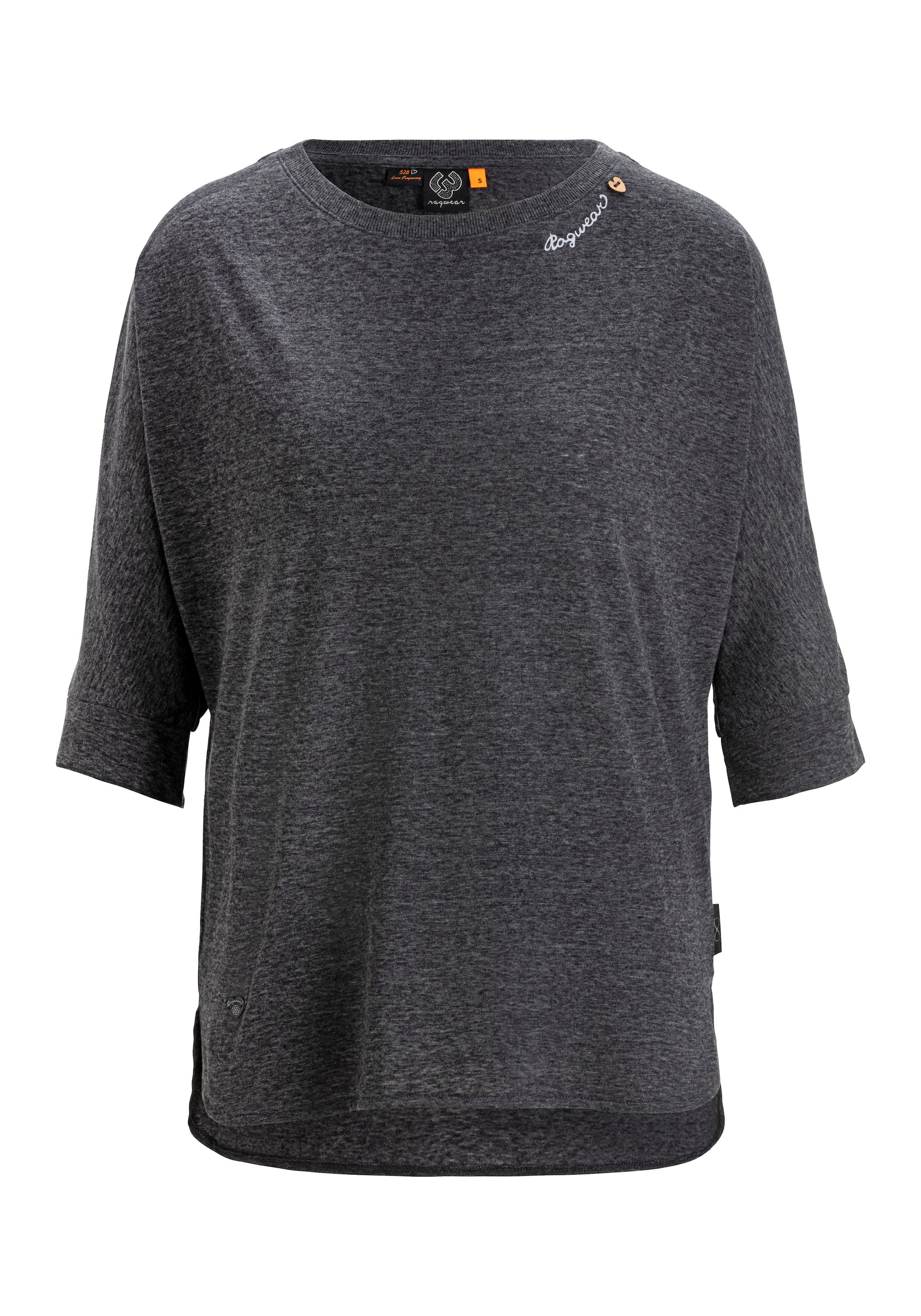 Ragwear 3/4-Arm-Shirt »SHIMONA CORE«, abgerundeter Saum und modische 3/4 Ärmel