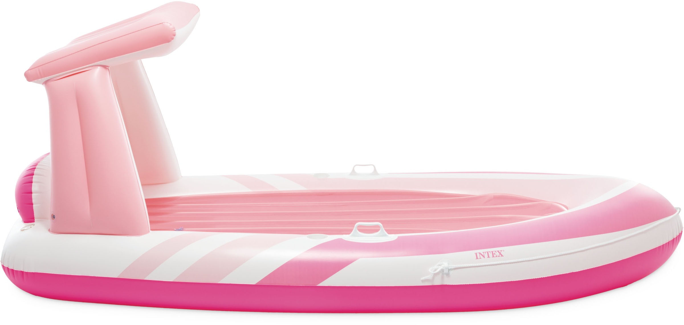 Intex Badeinsel »»PINK PARADISE BOAT FLOAT««, mit Reparatur-Set und Getränkehalterung