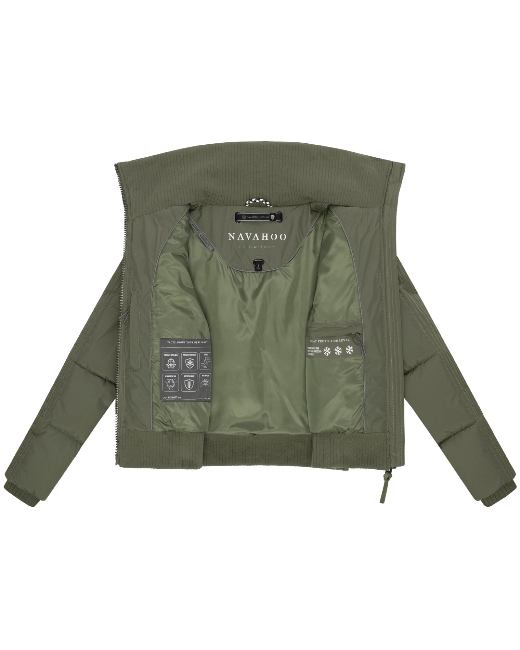 Navahoo Plüschjacke »Fleecejacke Teddyzone 14«