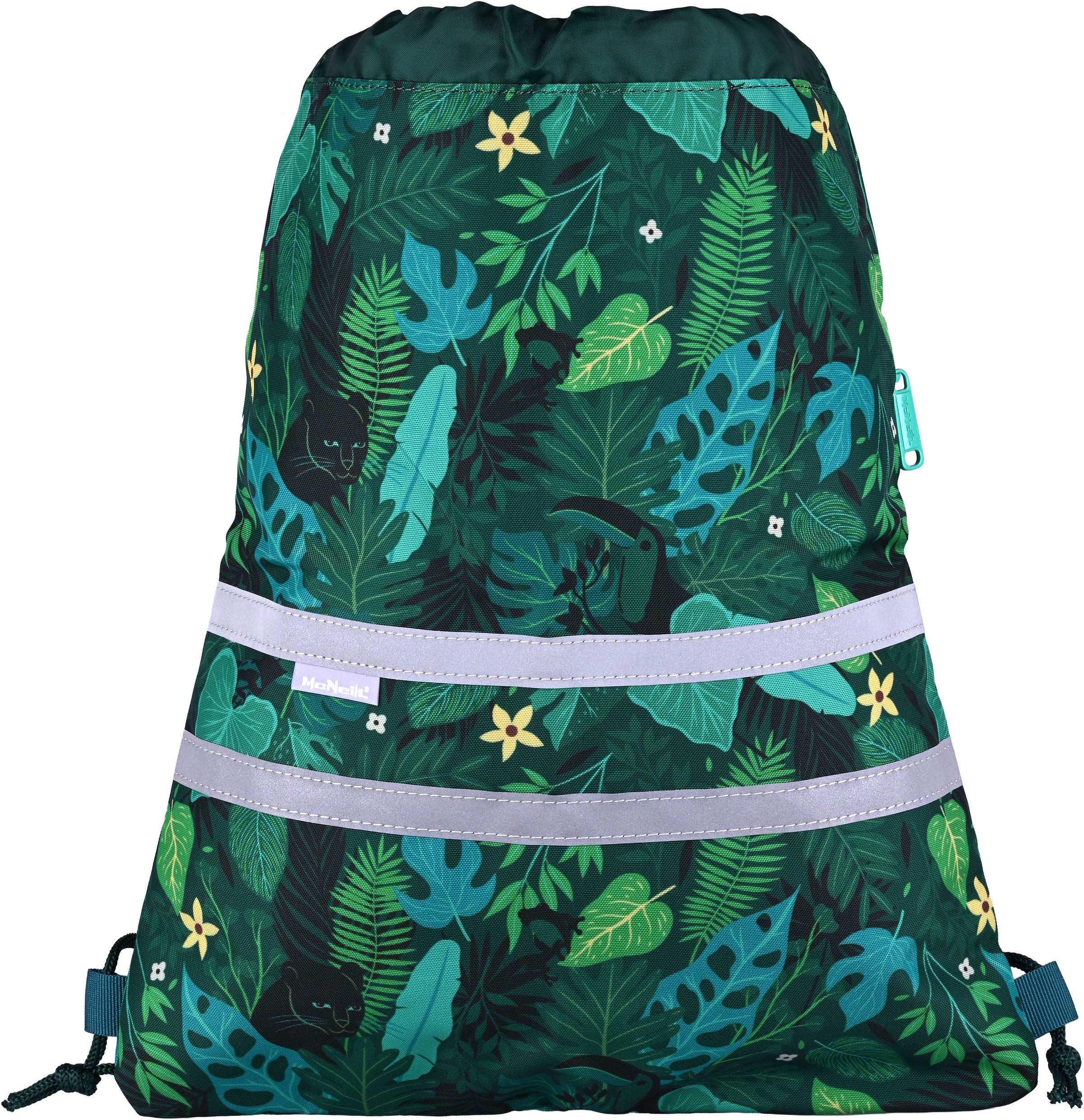 McNeill Schulranzen »Bravo, inkl. Etui, Turnbeutel,« Reflektierende Streifen auf den Schultergurten;Retroreflektierende Flächen