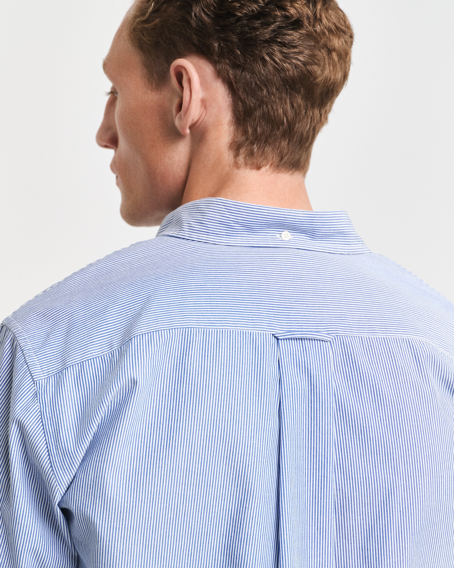 Gant Langarmhemd »REG POPLIN BANKER SHIRT«, Banker Stripe Popeline, leichte Baumwolle