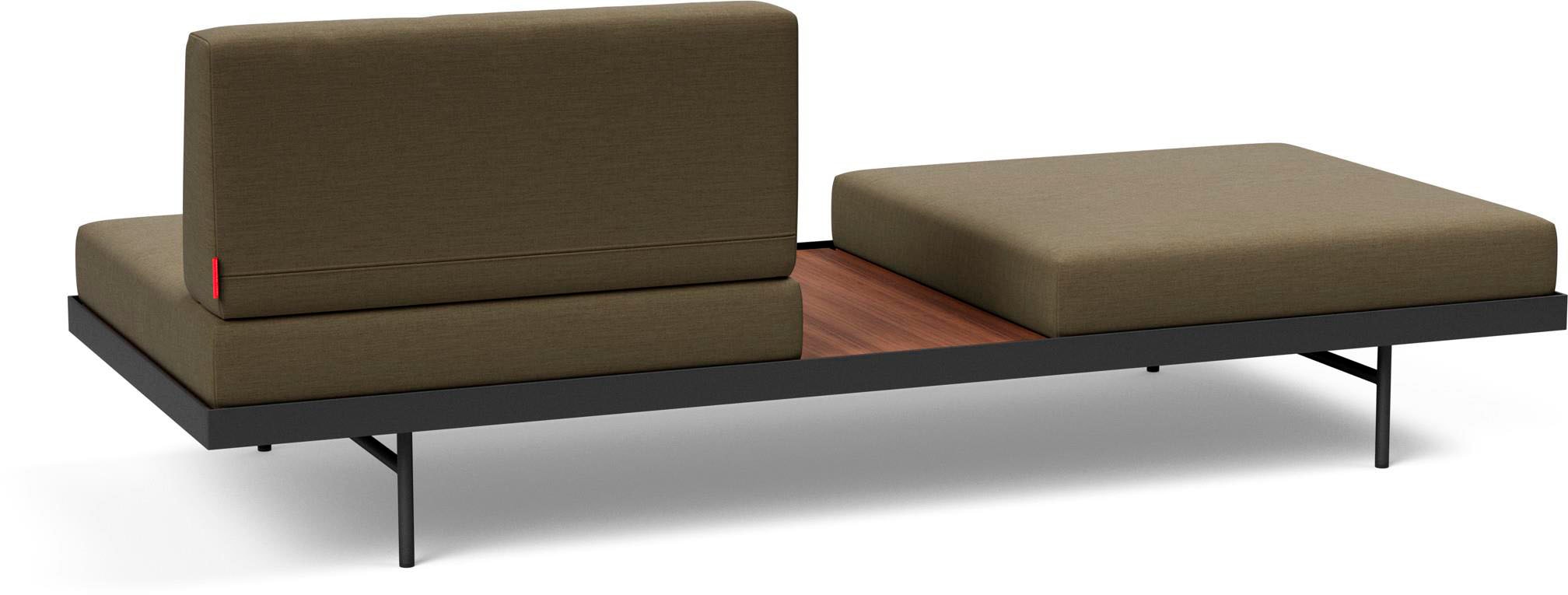 INNOVATION LIVING ™ Relaxliege »PURI«, Daybed mit integrierter Holzablage, flexible Aufteilung