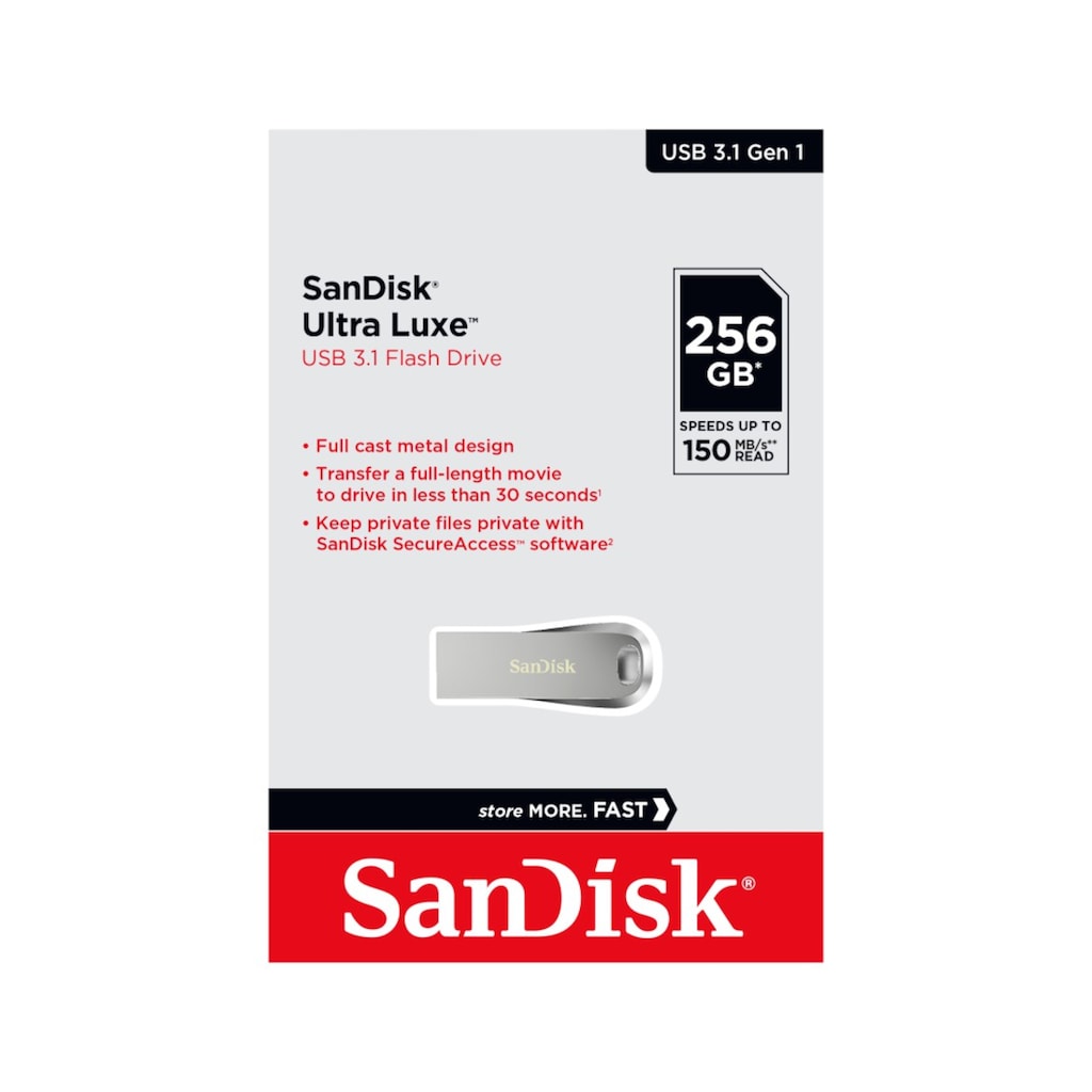 Sandisk USB-Stick »Ultra Luxe«, (Lesegeschwindigkeit 150 MB/s)