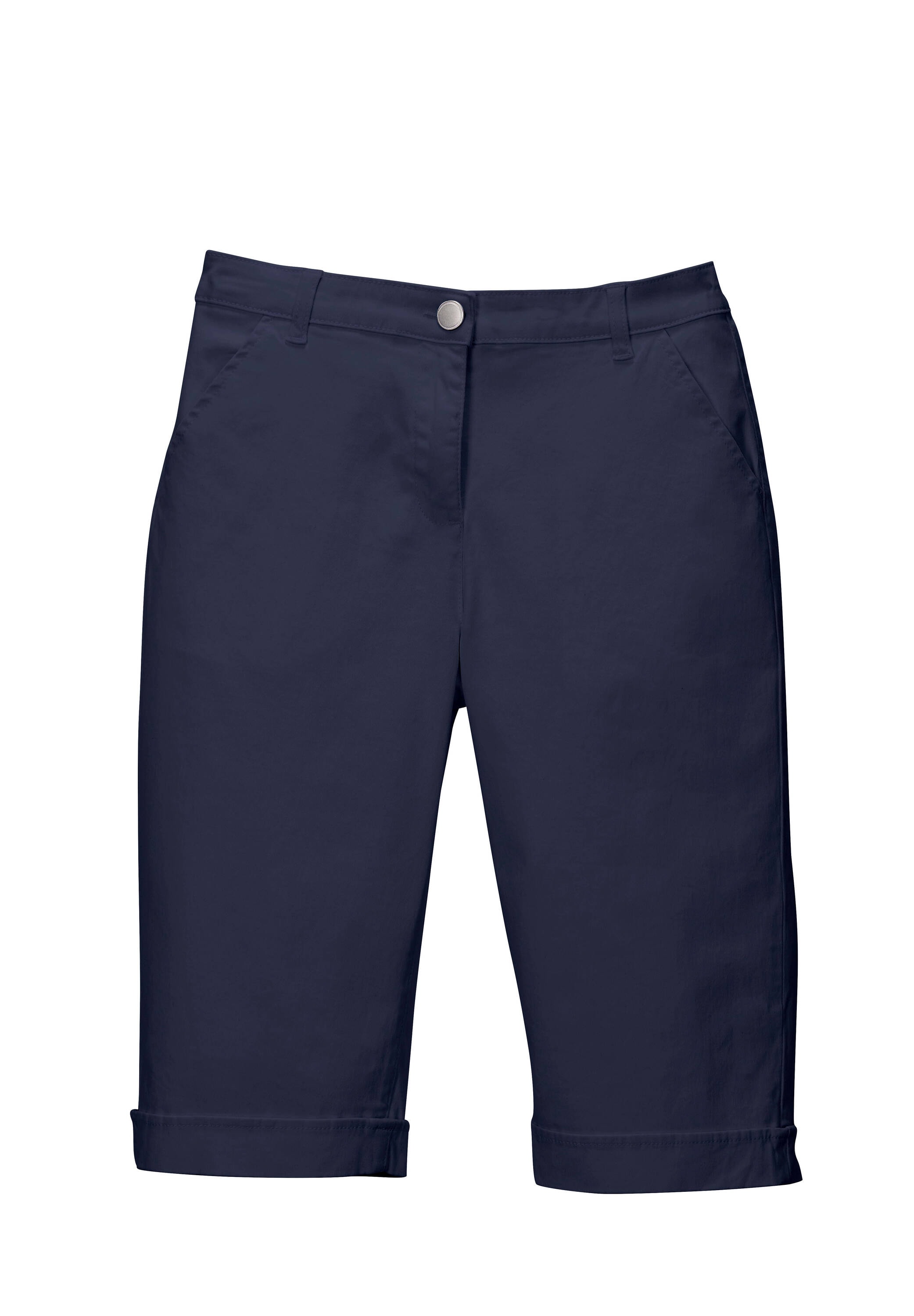 Sieh an! Jeansbermudas »Jeans-Bermudas Jeansbermudas mit Dehnbund hinten«