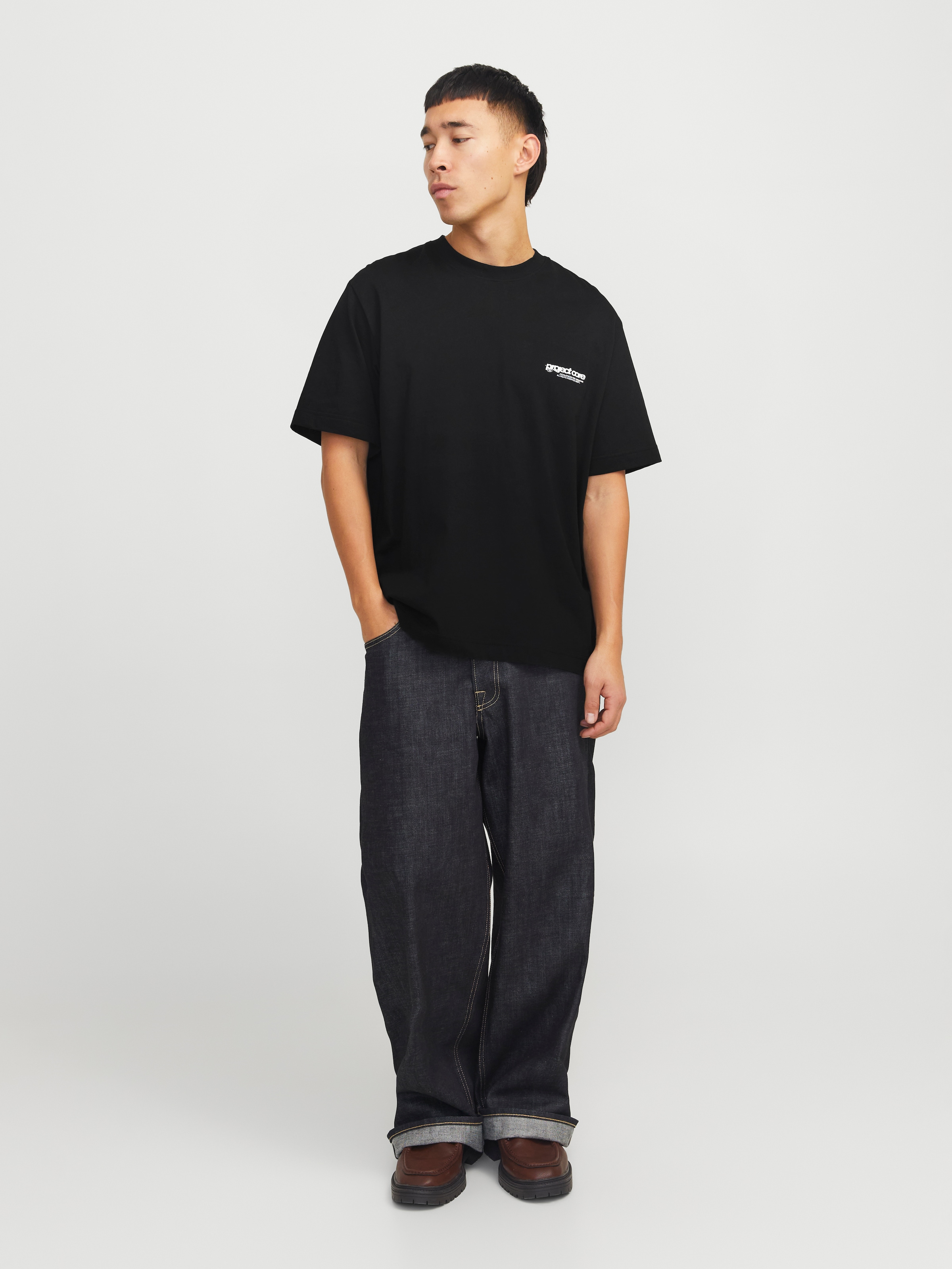 Jack & Jones T-Shirt »JCOUNION BACK PRINT TEE SS CREW NOOS«