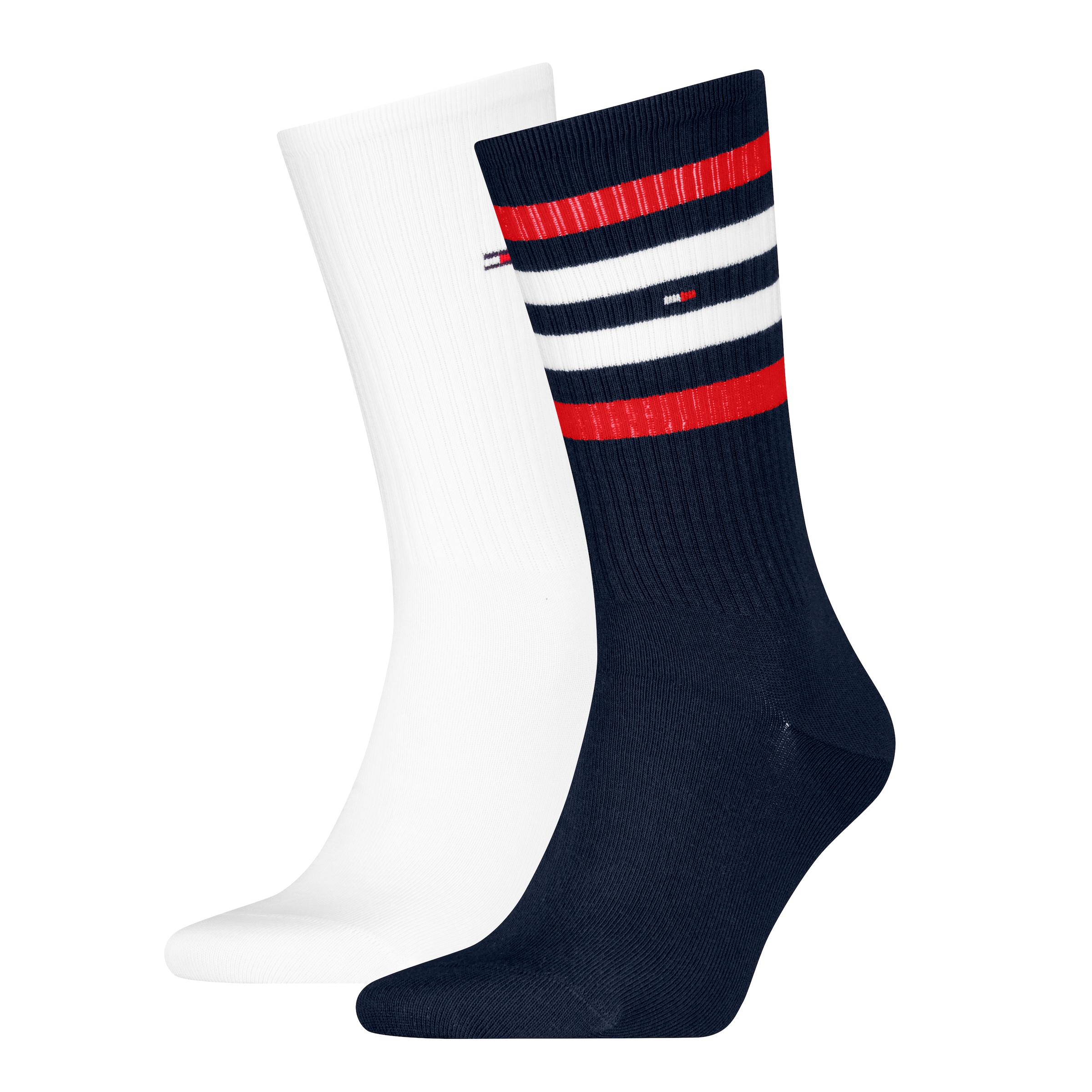 Tommy Hilfiger Socken »TH MEN SPORT SOCK 2P STRIPE«, (2 Paar), mit farbenfrohen Streifendetails