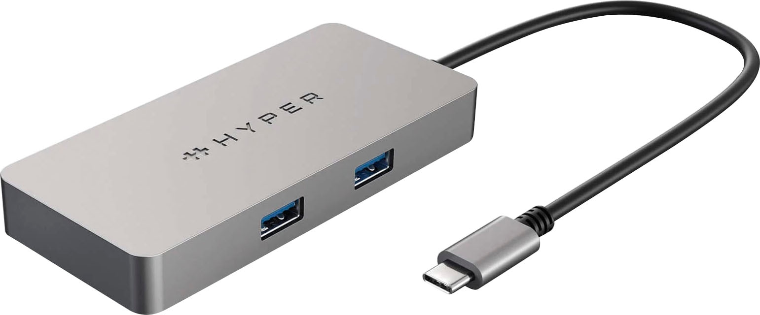 Hyper Adapter »5-Port USB-C Hub«, USB-C zu USB Typ C-HDMI-RJ-45 (Ethernet)-USB Typ A