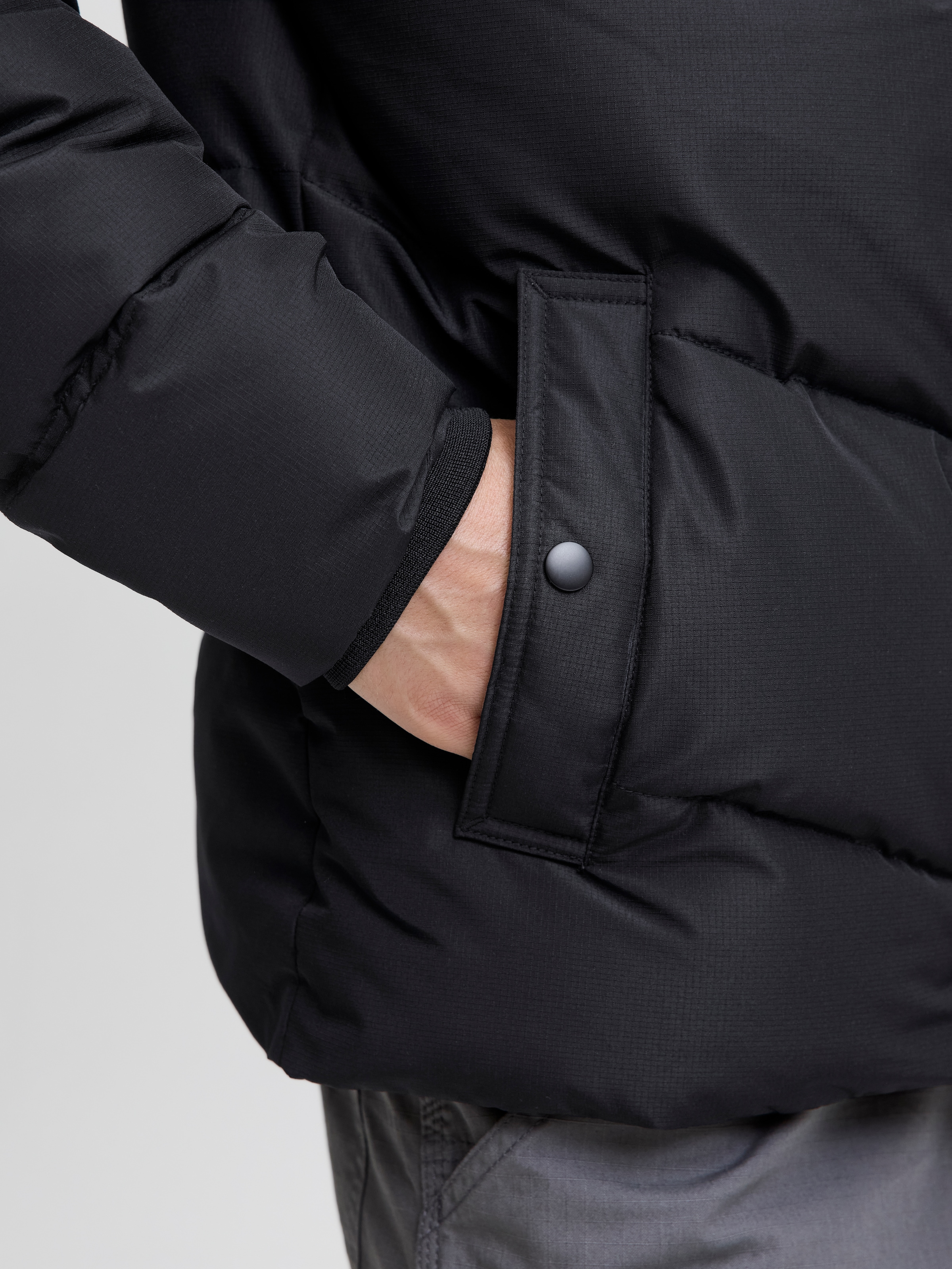 Jack & Jones Steppjacke »JJMORGAN PUFFER JACKET« mit Kapuze
