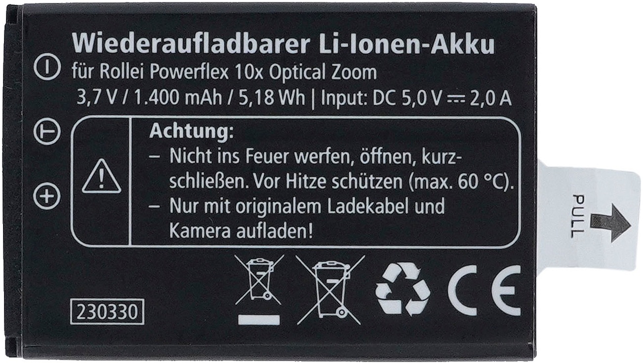 Rollei Bridge-Kamera »Powerflex10x Optical Zoom«, 64 MP, 10 fachx opt. Zoom, WLAN