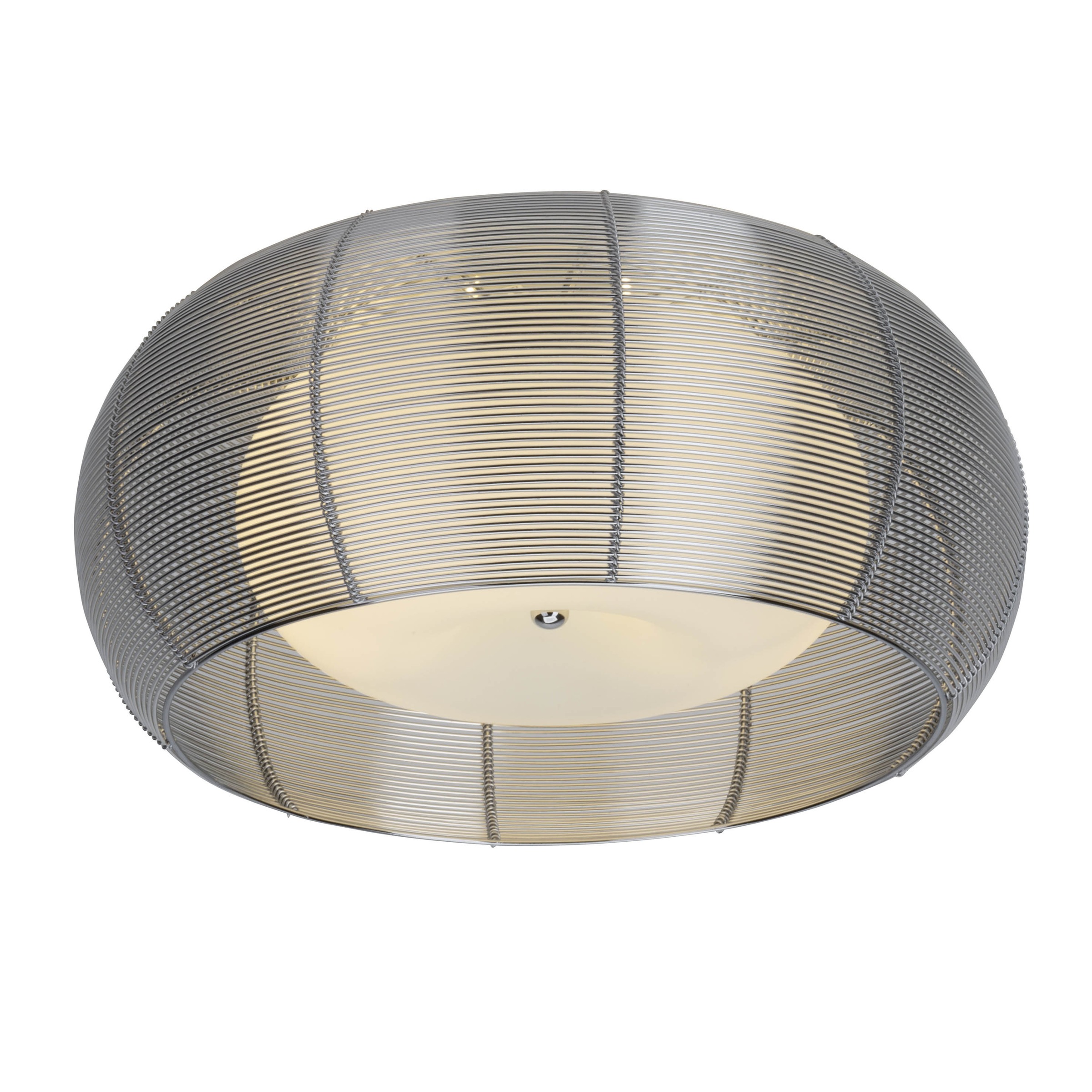 Brilliant Leuchten Relax Deckenleuchte 50cm chrom/weiß