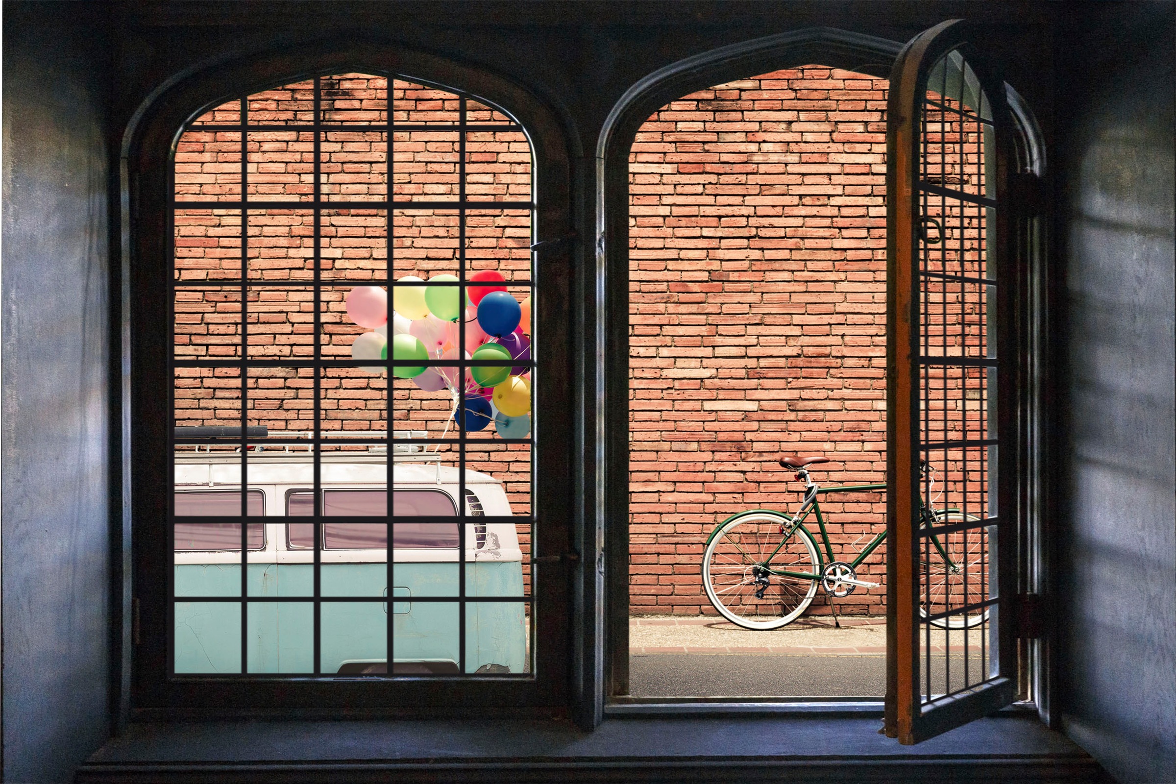 queence Wandsticker »Ballons«