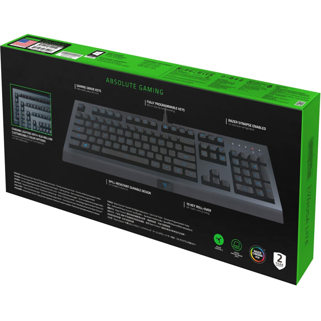 RAZER Gaming-Tastatur »Cynosa Lite«, (Ziffernblock)