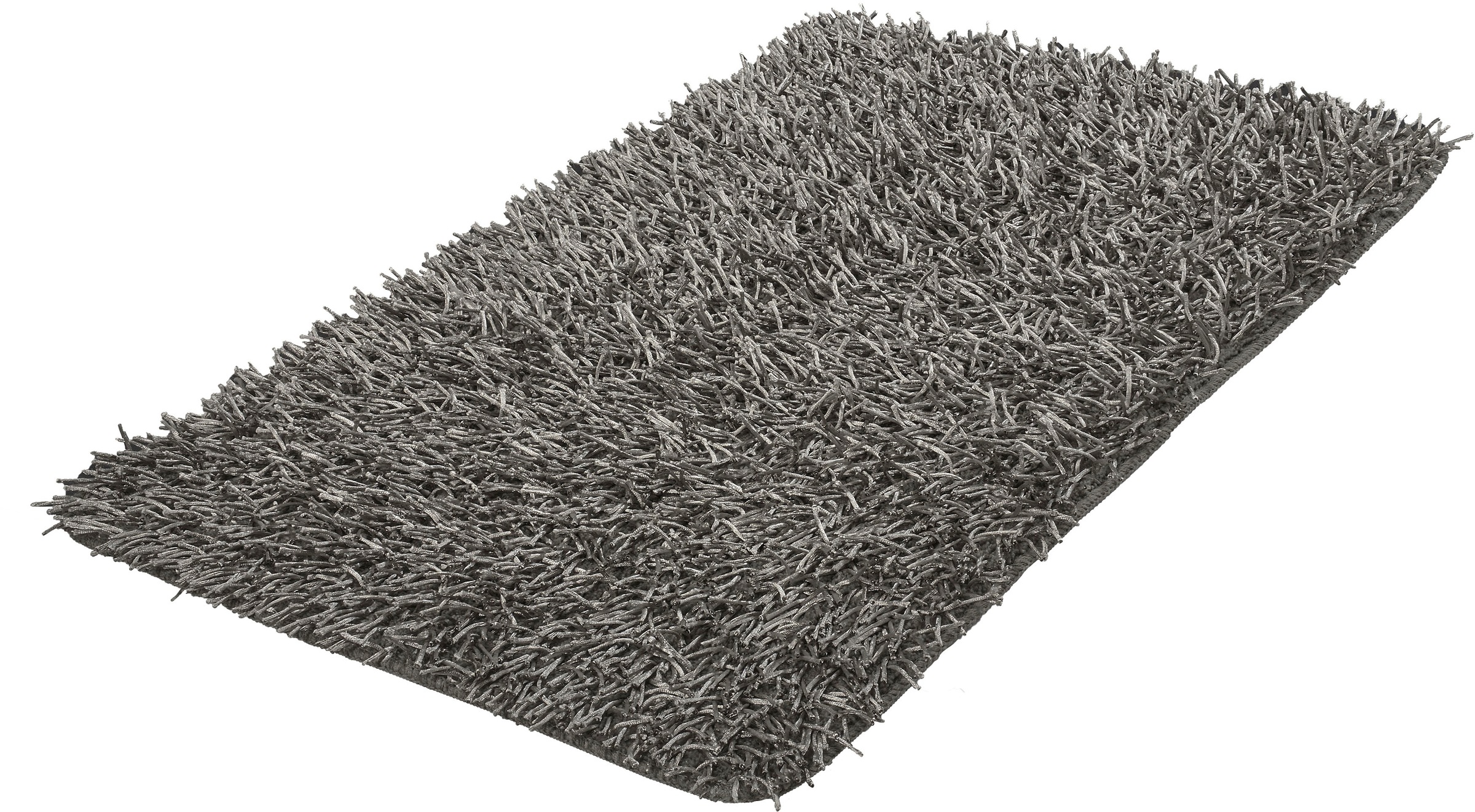 Kleine Wolke Badematte »Riva«, rutschhemmend beschichtet, fußbodenheizungsgeeignet-schnell trocknend, Badteppich, Hochflor, Uni Farben mit Melange Effekt, waschbar
