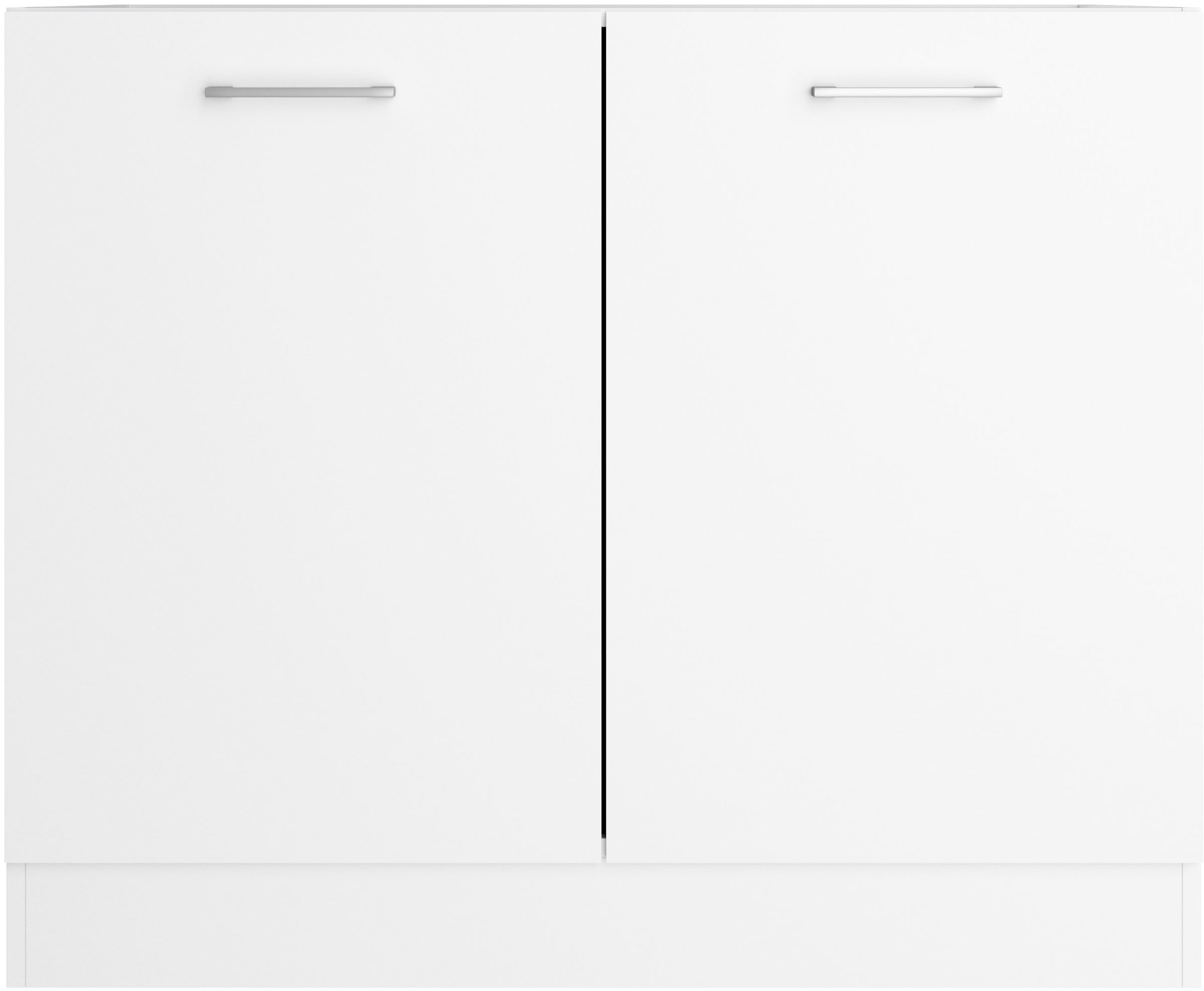KOCHSTATION Spülenschrank »KS-Milan«, HELD Möbel, Spülenschrank 100 cm, matte oder hochglänzende Fronten