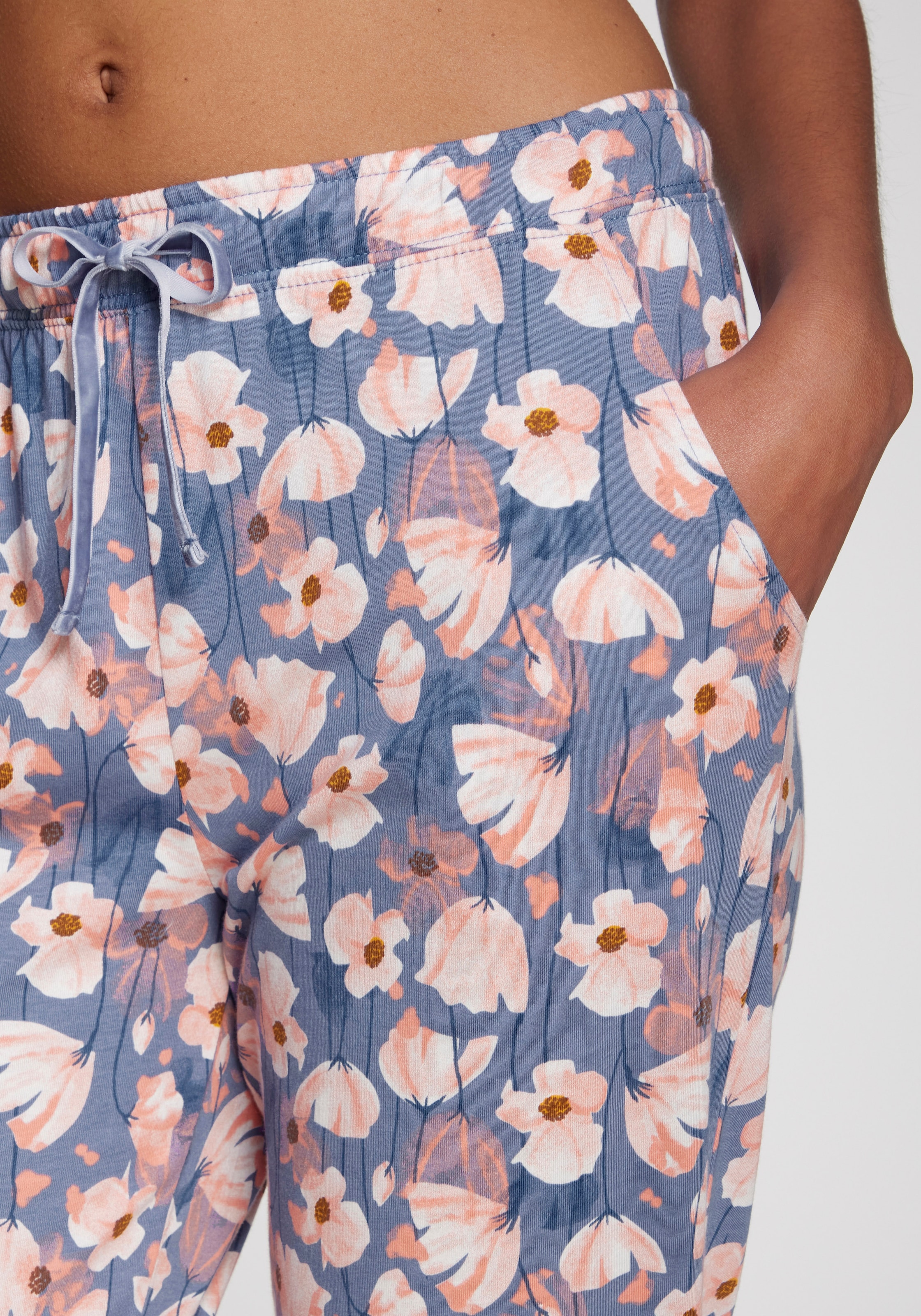Vivance Dreams Pyjamahose, mit Schönem Allover-Muster