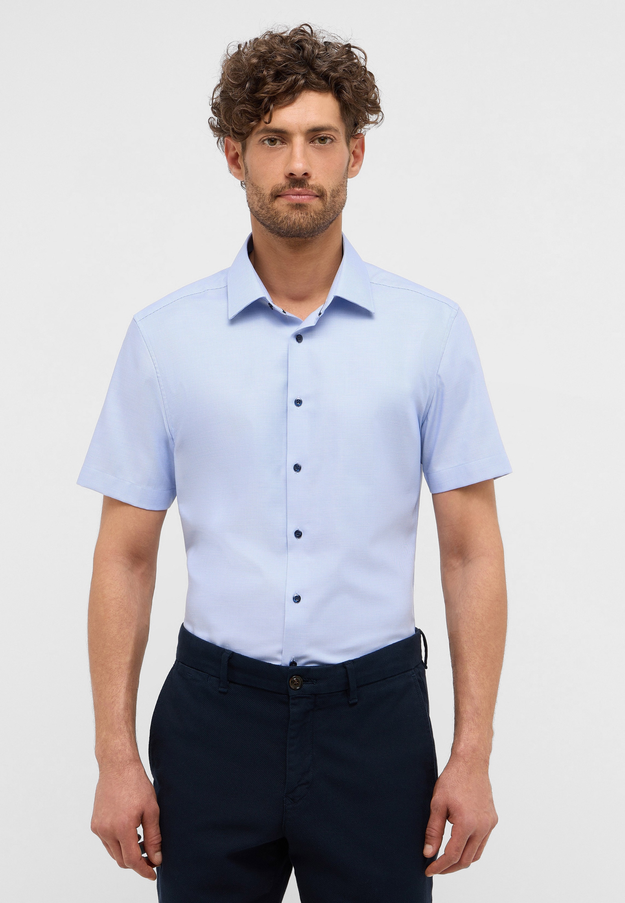 Eterna Kurzarmhemd »SLIM FIT«, NON IRON (bügelfrei)