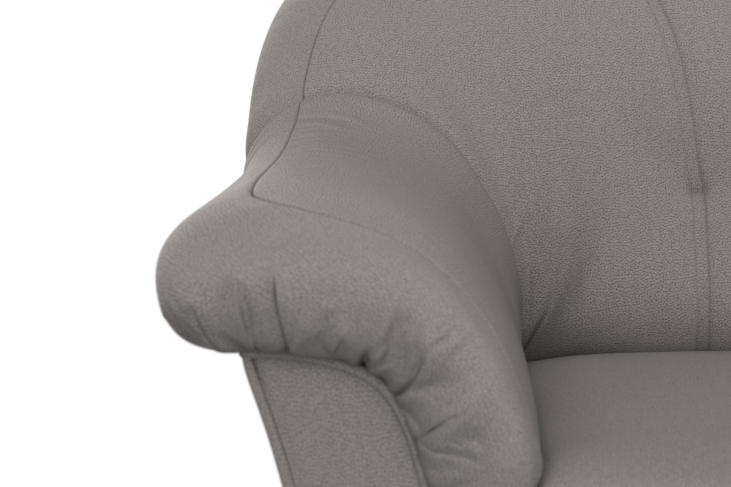 DOMO collection Ecksofa »Pegnitz, elegante Rückensteppung, kompakte Stellmaße 238/141cm, L-Form«, wahlweise mit Bettfunktion