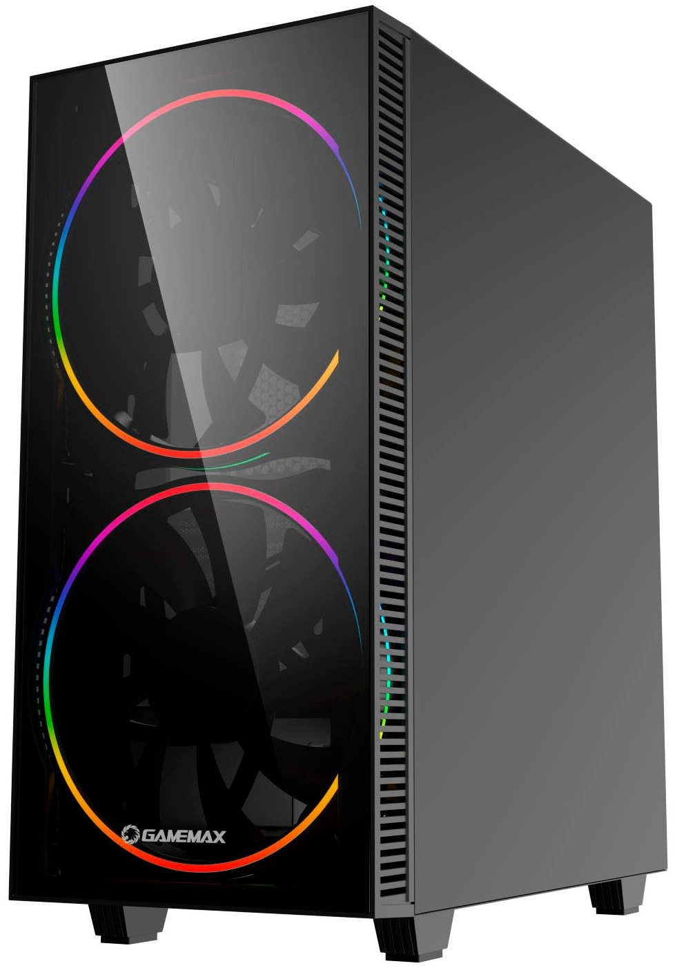 GAMEMAX Gaming-PC-Komplettsystem »MegaDeal Black Hole 2839 AMD Ryzen 5 7500F 32GB DDR5 1TB SSD RTX 5070« 34 ″ AMD Ryzen 5 GeForce RTX? 5070 32 GB RAM 1.000 GB SSD Windows 11, DDR5 RAM + MSI MAG 342CQR E2 Curved Monitor 86cm (34")