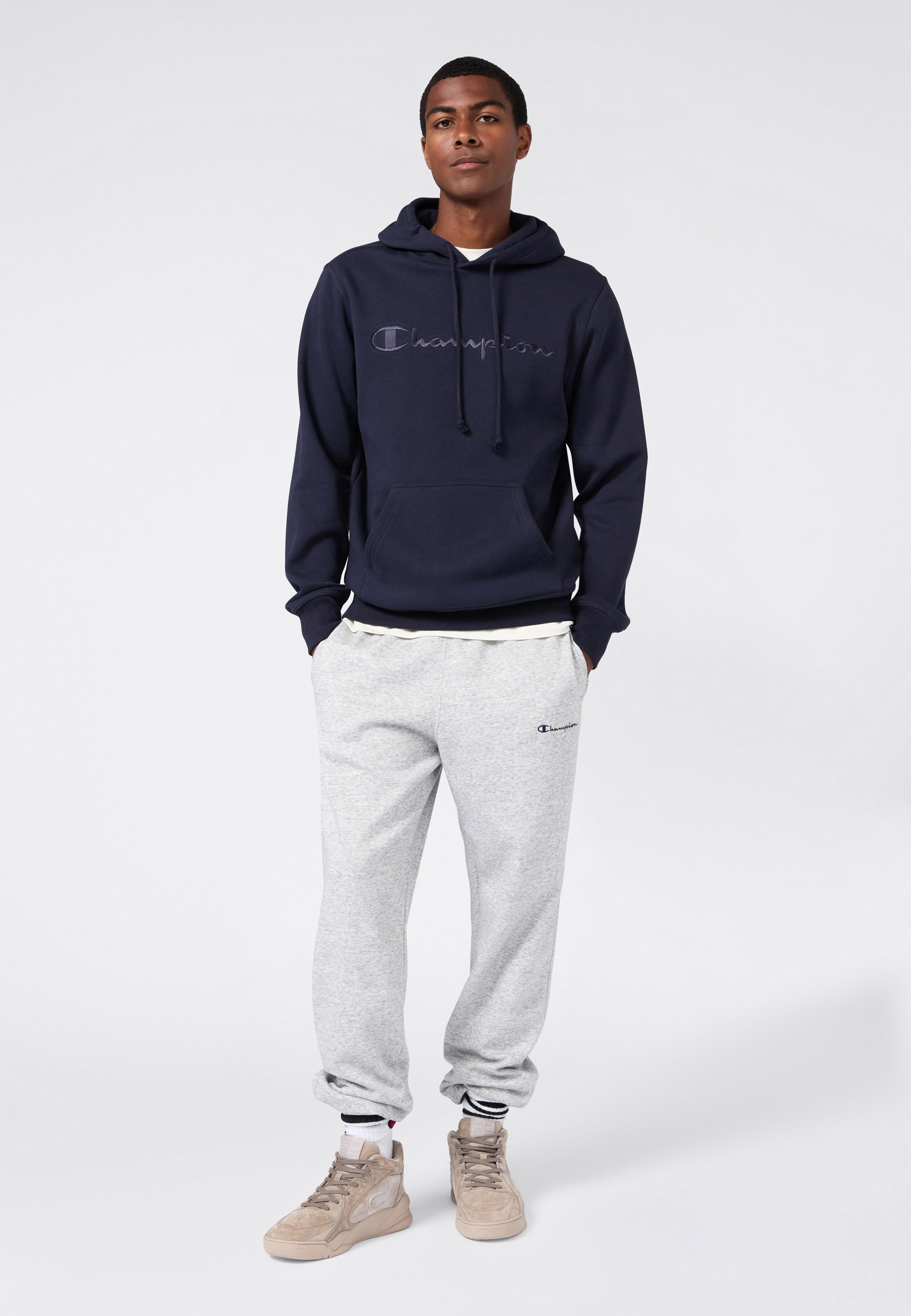 Champion Jogginghose »ICONS Fleece Elastic Cuff Pants«  mit elastischen Bündchen, sportlicher Stil