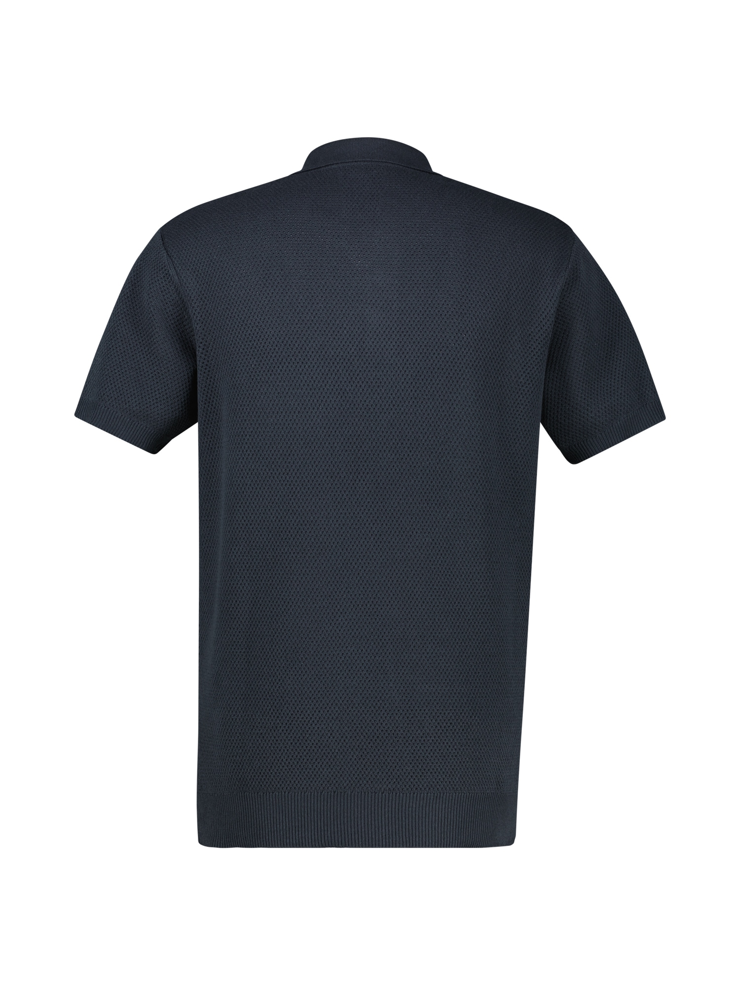 LERROS Poloshirt »Unifarbenes Poloshirt in Strukturqualität«