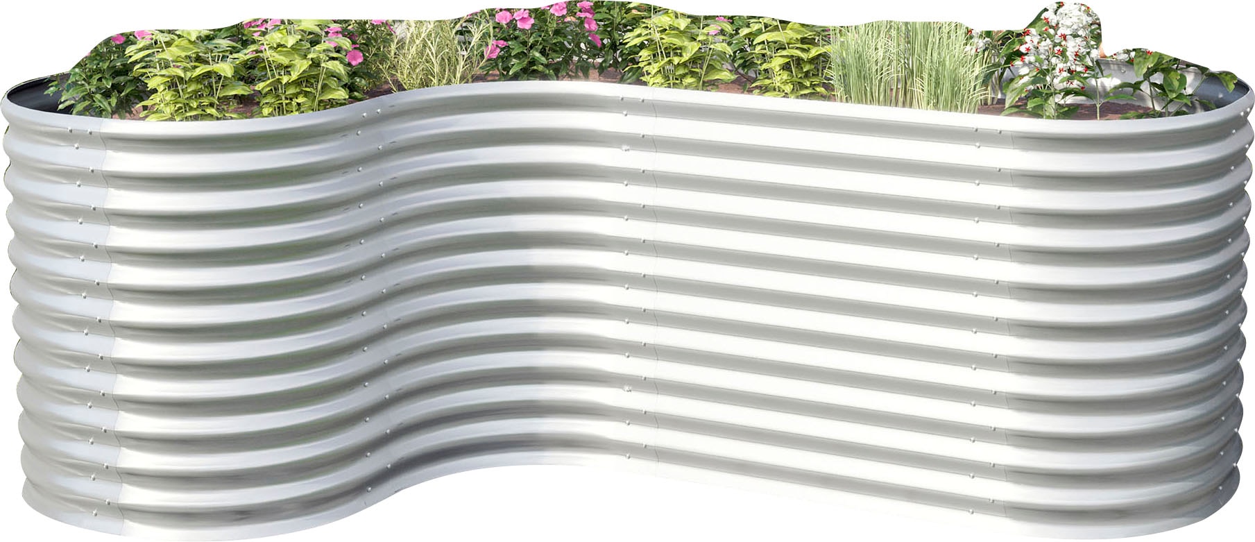 Vitavia Hochbeet »Erweiterung Curve 858«, BxTxH: 80x80x86 cm