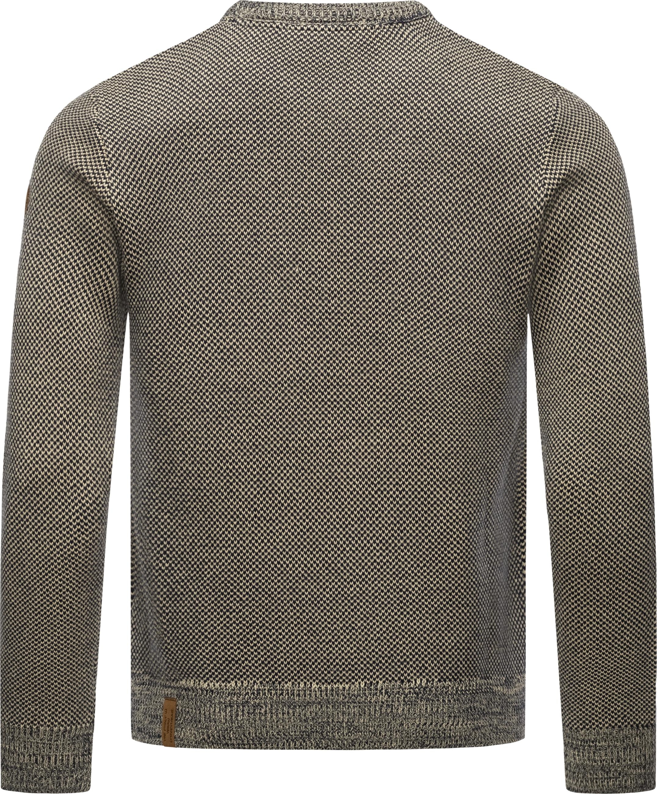Ragwear Sweater »Strickpullover Larrs«, stylischer Herren Sweatpullover mit Rippbündchen
