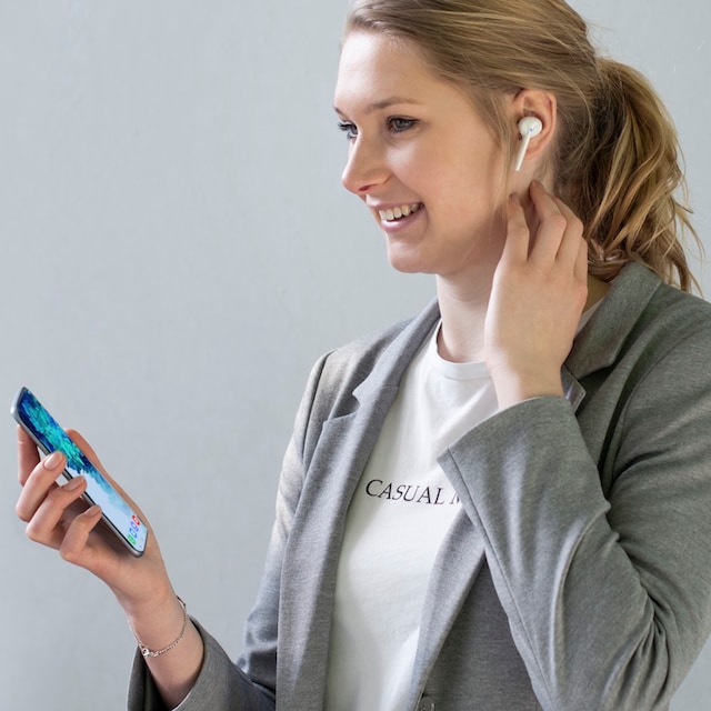 Hama In-Ear-Kopfhörer »Bluetooth® Kopfhörer True Wireless, In Ear USB-C  Anschluss, Ladebox«, A2DP Bluetooth-AVRCP Bluetooth-HFP-HSP, Sprachsteuerung,  Berührungssteuerung, Sprachassistenten Siri und Google Assistant online bei  OTTO bestellen | OTTO