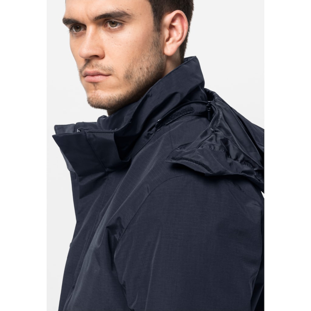 Jack Wolfskin 3-in-1-Funktionsjacke »BERGLAND 3IN1 JKT M«, mit Kapuze