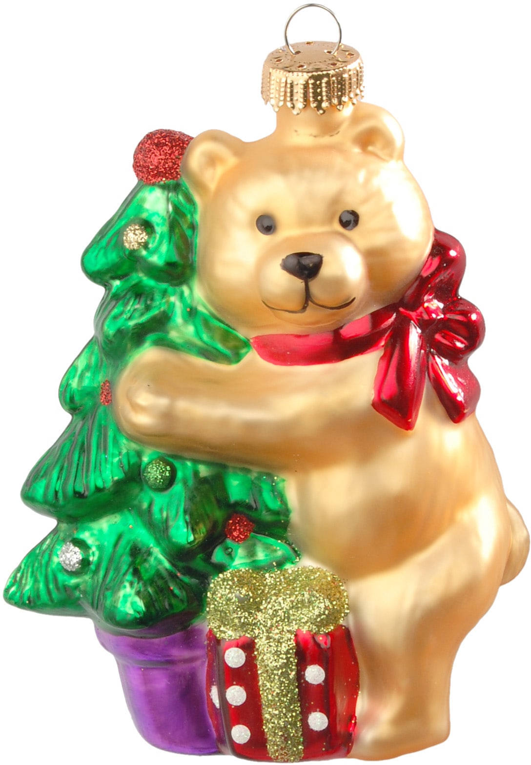 Christbaumschmuck »CBK01001, Weihnachtsdeko, Christbaumschmuck«, (1 tlg.), Bär mit...