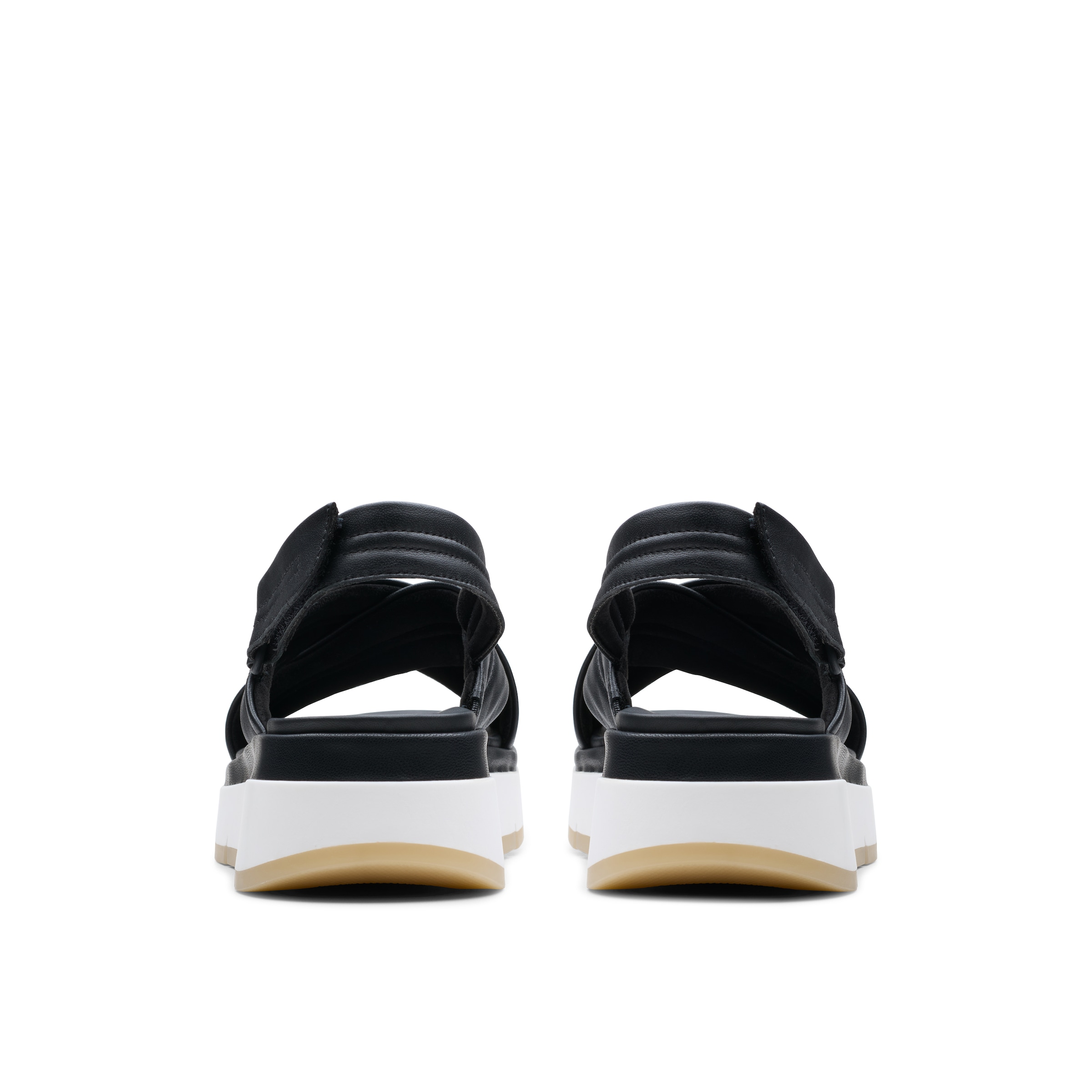 Clarks Sandale »Tuscan Cross«, Sandalette, Flats, Sommerschuh mit Plateausohle