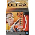 Hasbro Spielzeugmunition »Nerf Ultra Darts«, (Set, 10 St.), inklusive Vision Gear Brille