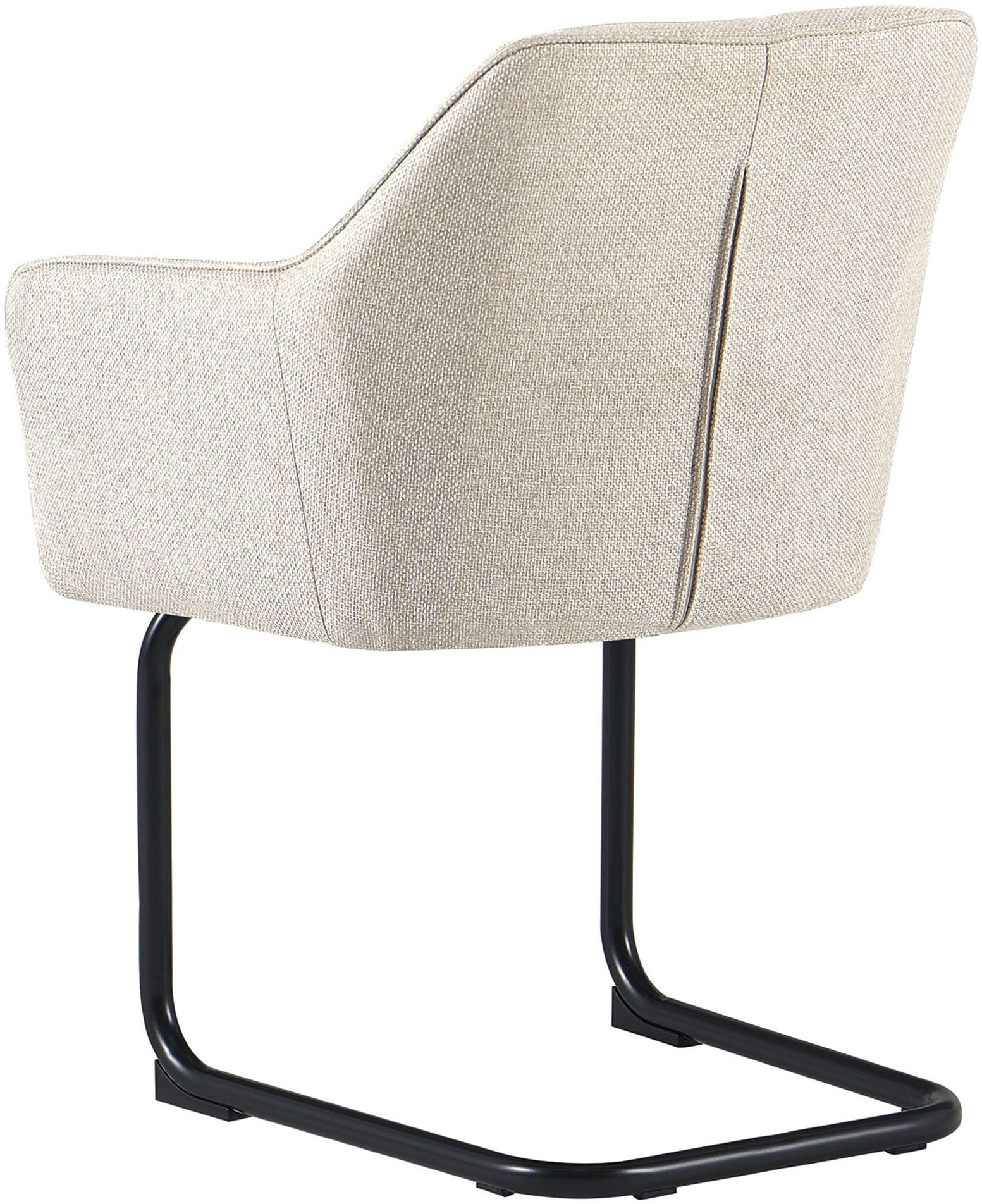 OTTO home Freischwinger »Elba« (Set) 2 Stk.gemütlicher Stuhl / Sessel, 180 Grad drehbar, Auto Return, Webstoff