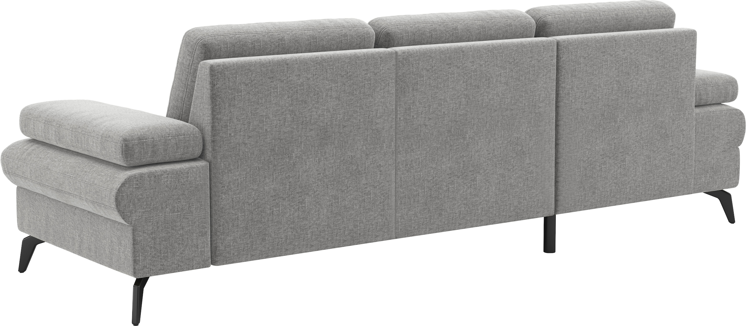 sit&more Ecksofa »Morris Jubi L-Form, B: 247 cm«, mit Armteilfunktion & 1 Zierkissen, optional Bettfunktion