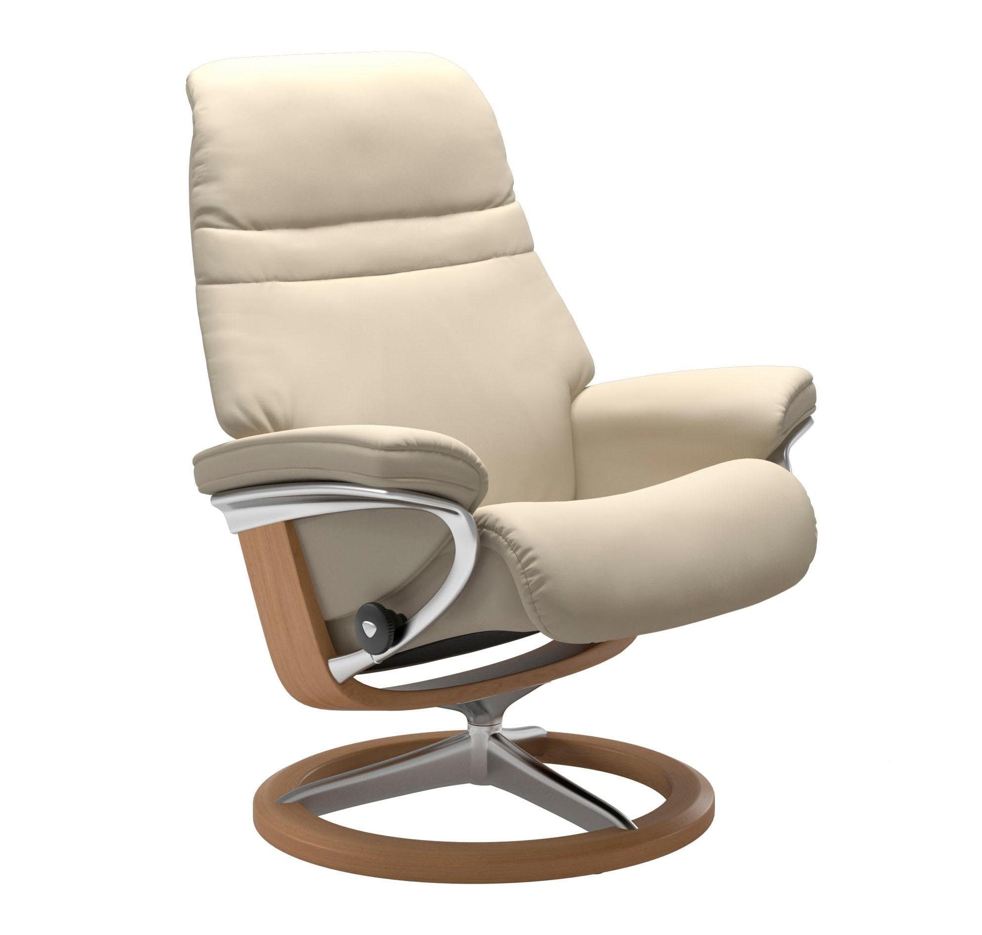 Stressless® Relaxsessel »Sunrise« mit Signature Base, Größe S, Gestell Eiche