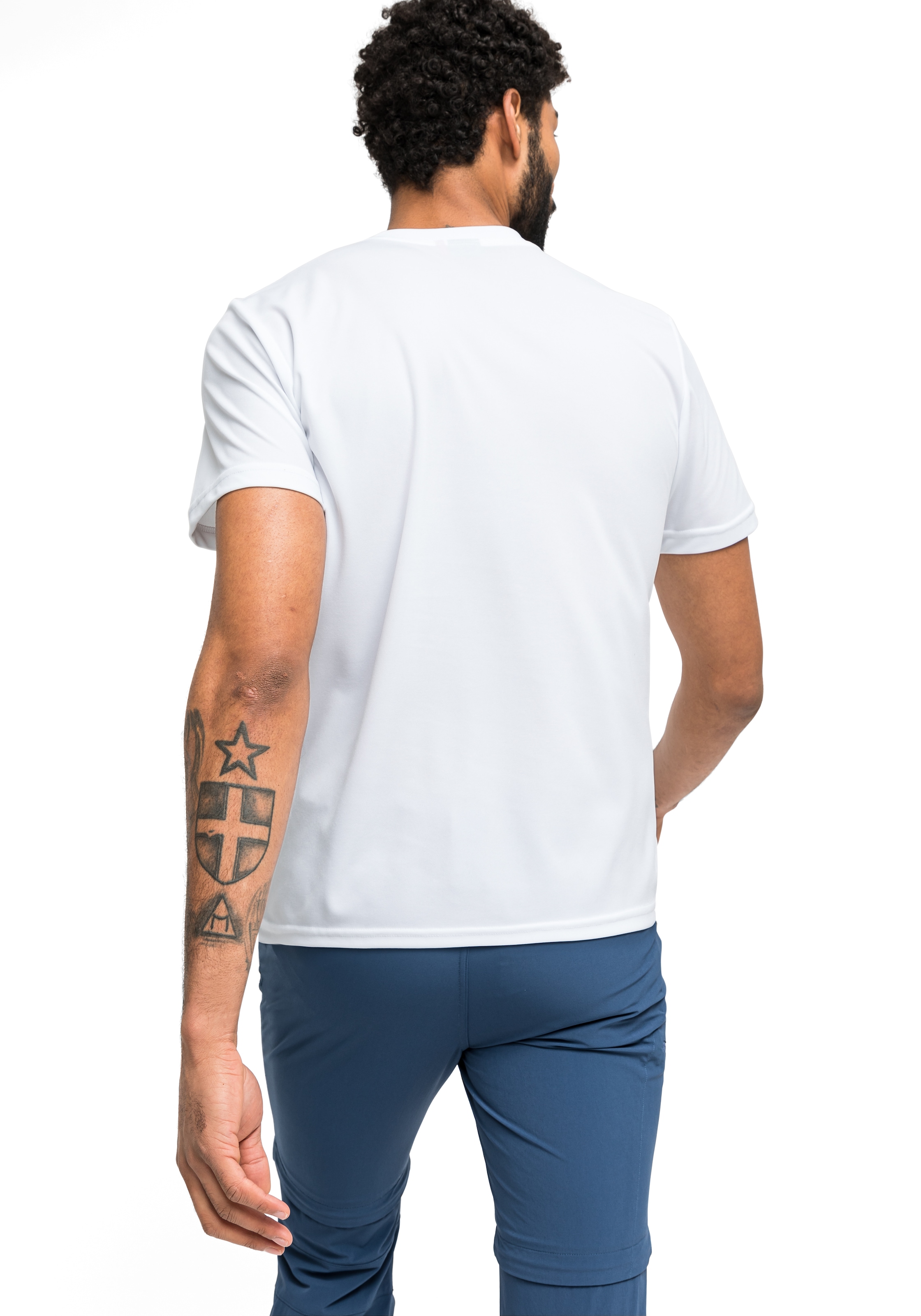 Maier Sports Funktionsshirt »Walter«, Herren T-Shirt, rundhals pique Outdoorshirt, schnelltrocknend