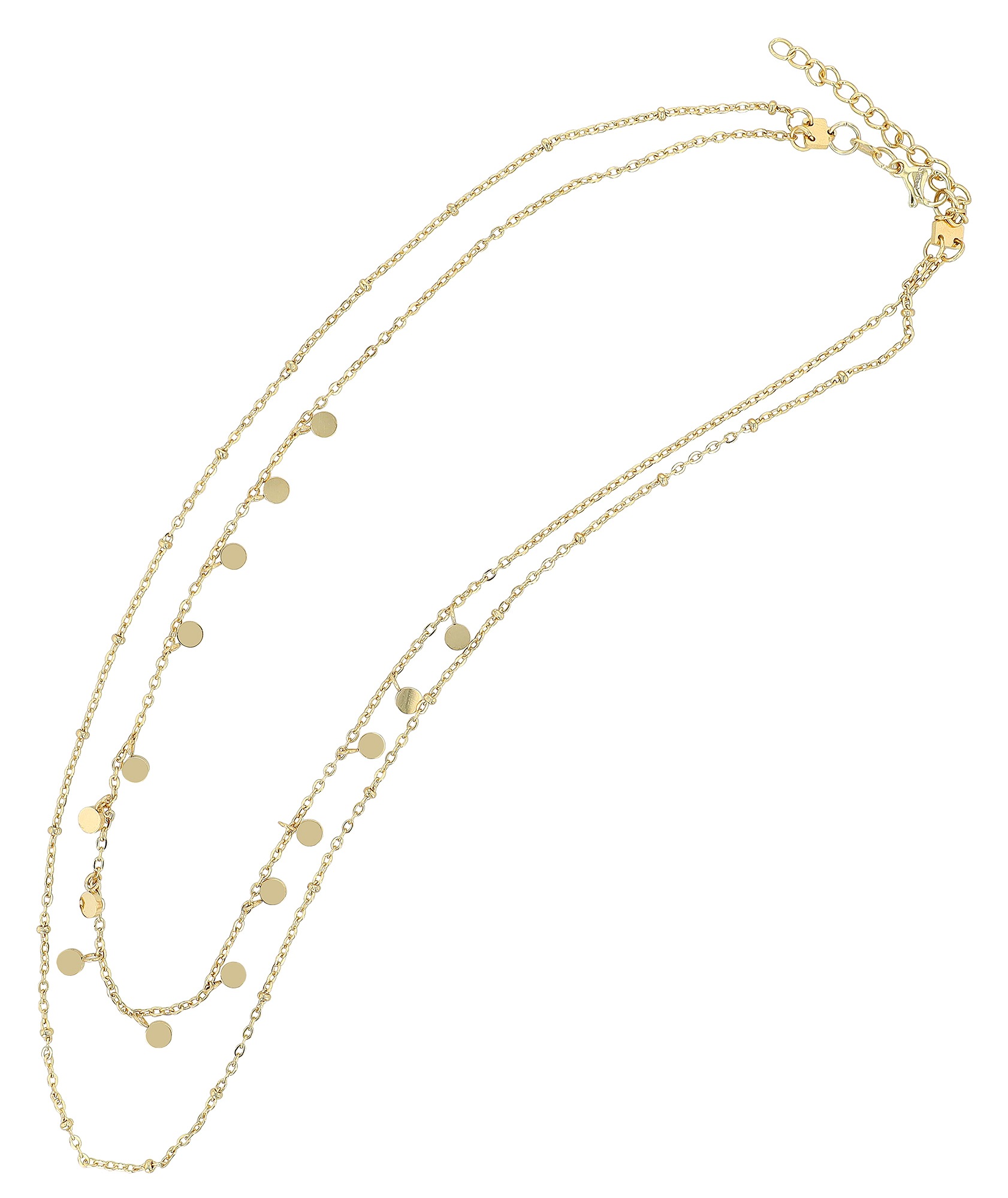 Adelia´s Kette ohne Anhänger »Edelstahl Halskette mit Anhänger 45 cm + 5 cm«