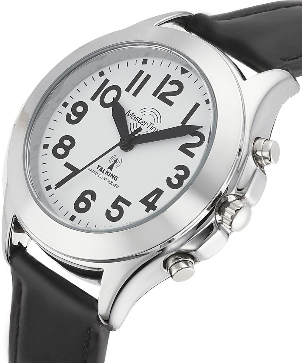 MASTER TIME Funkuhr »Sprechende Funkuhr«, Armbanduhr, Quarzuhr, Damenuhr