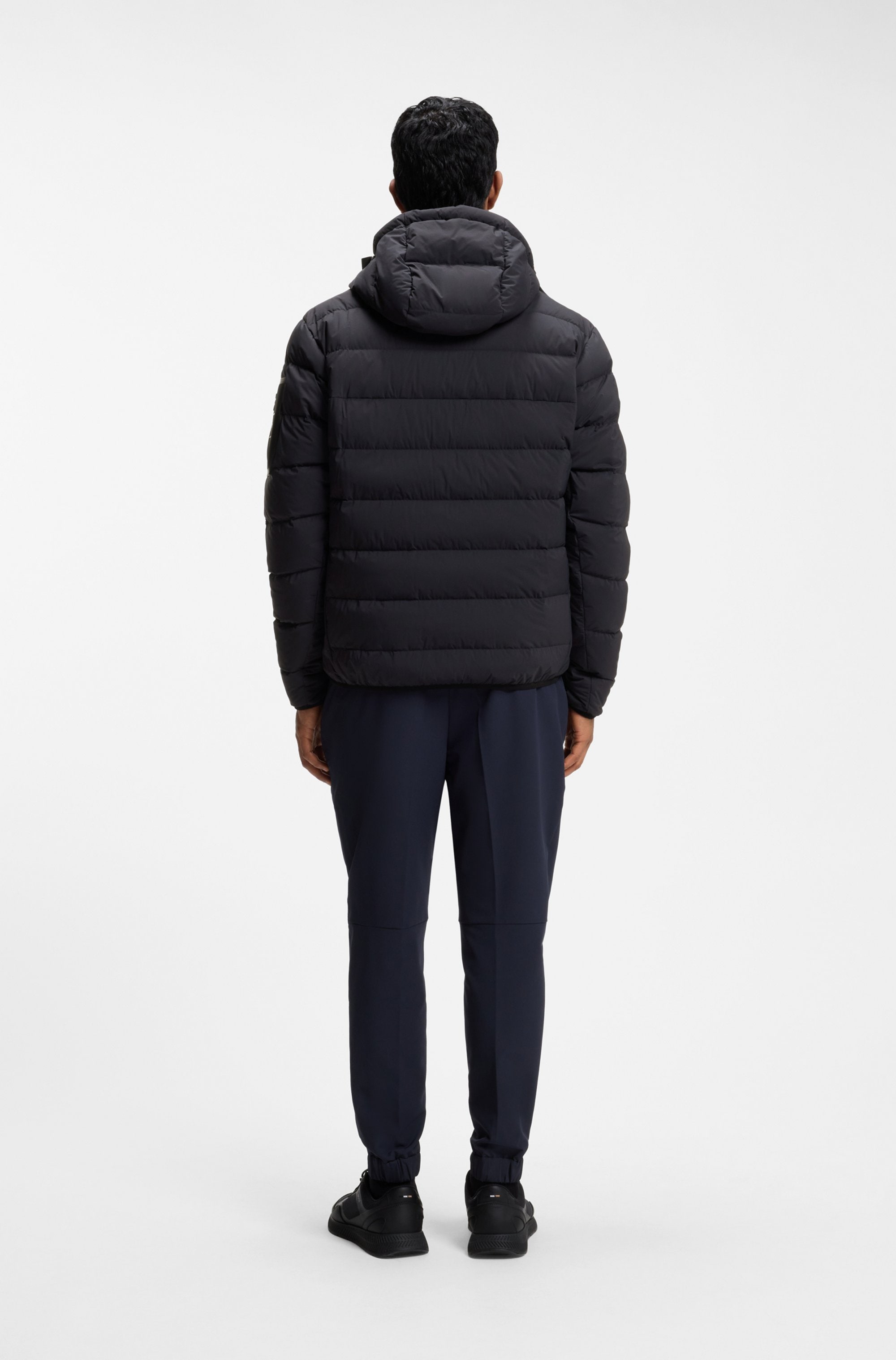 BOSS GREEN Steppjacke »OW Riplite JT HD« mit Kapuze abenehmbare Kapuze wasserabweisend regular fit, 4-Wege Stretch