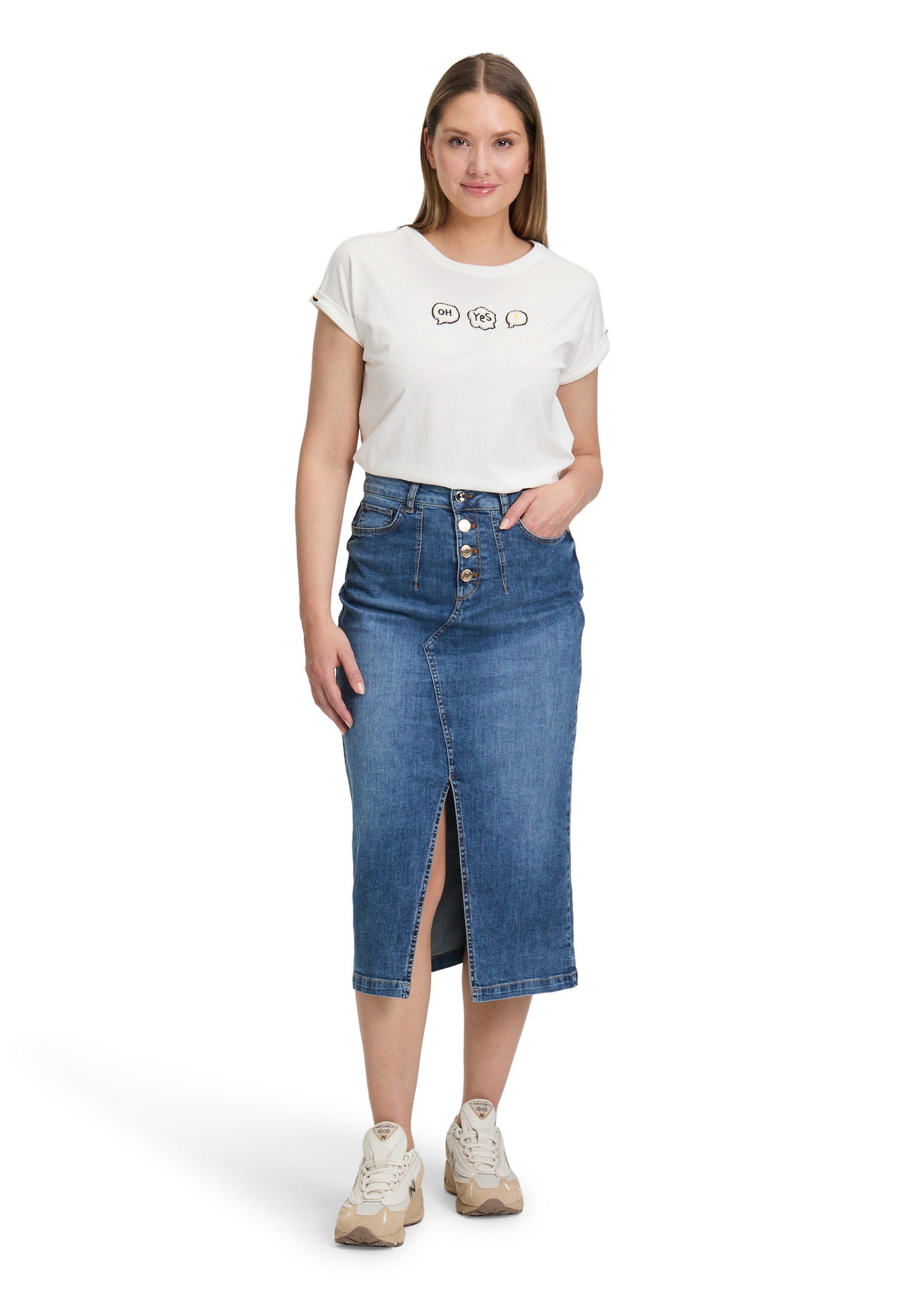 Cartoon Jeansrock »Jeansrock mit Waschung«