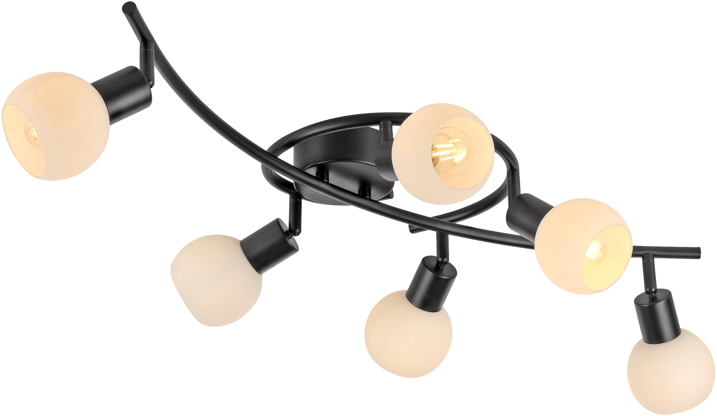 JUST LIGHT Deckenleuchte »LOKI«, 6 flammig, Leuchtmittel LED-Board | LED fest integriert, LED